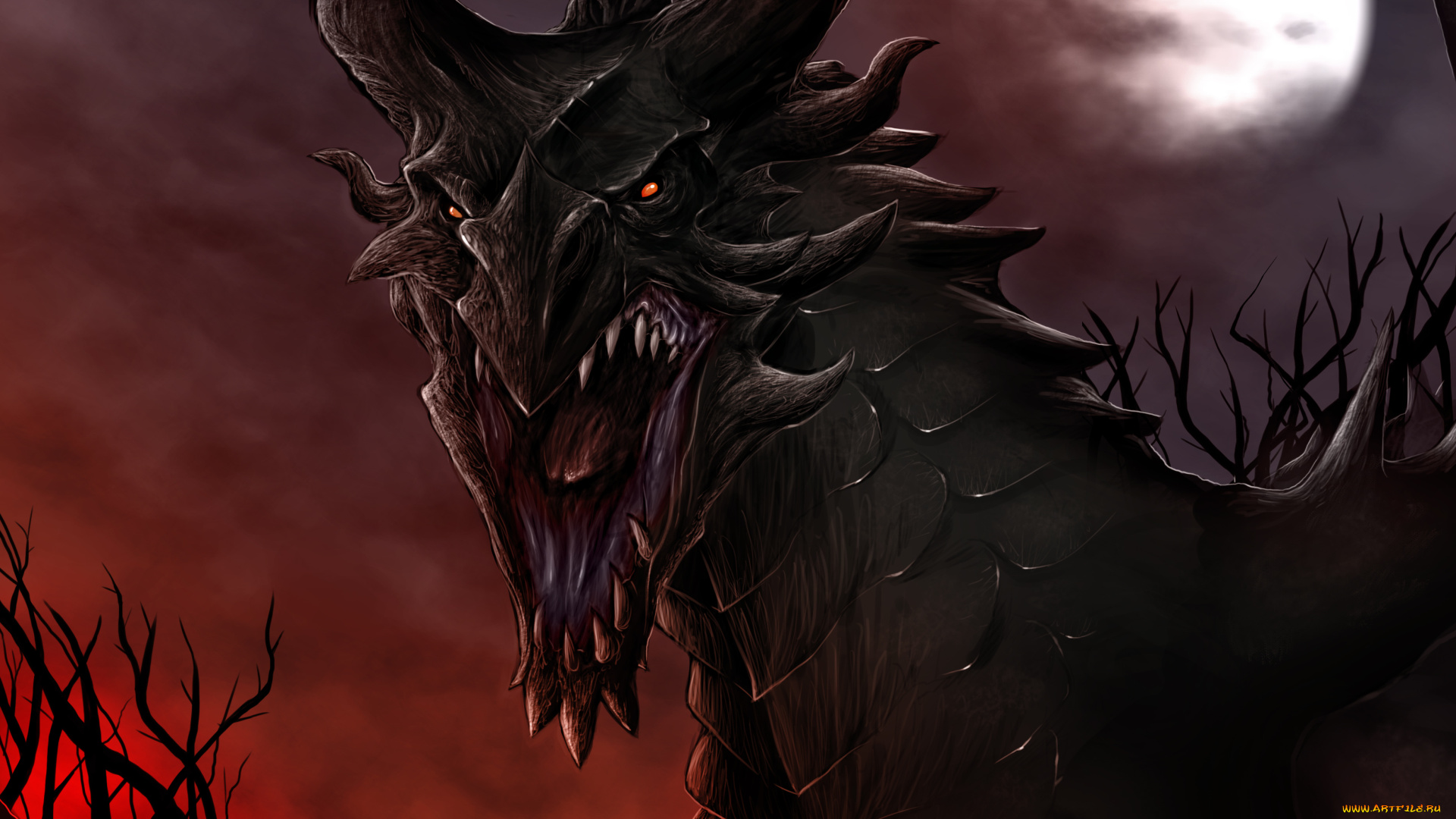 рисованные, животные, , сказочные, , мифические, дракон