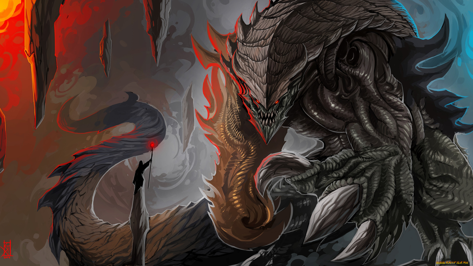 рисованные, животные, , сказочные, , мифические, существо