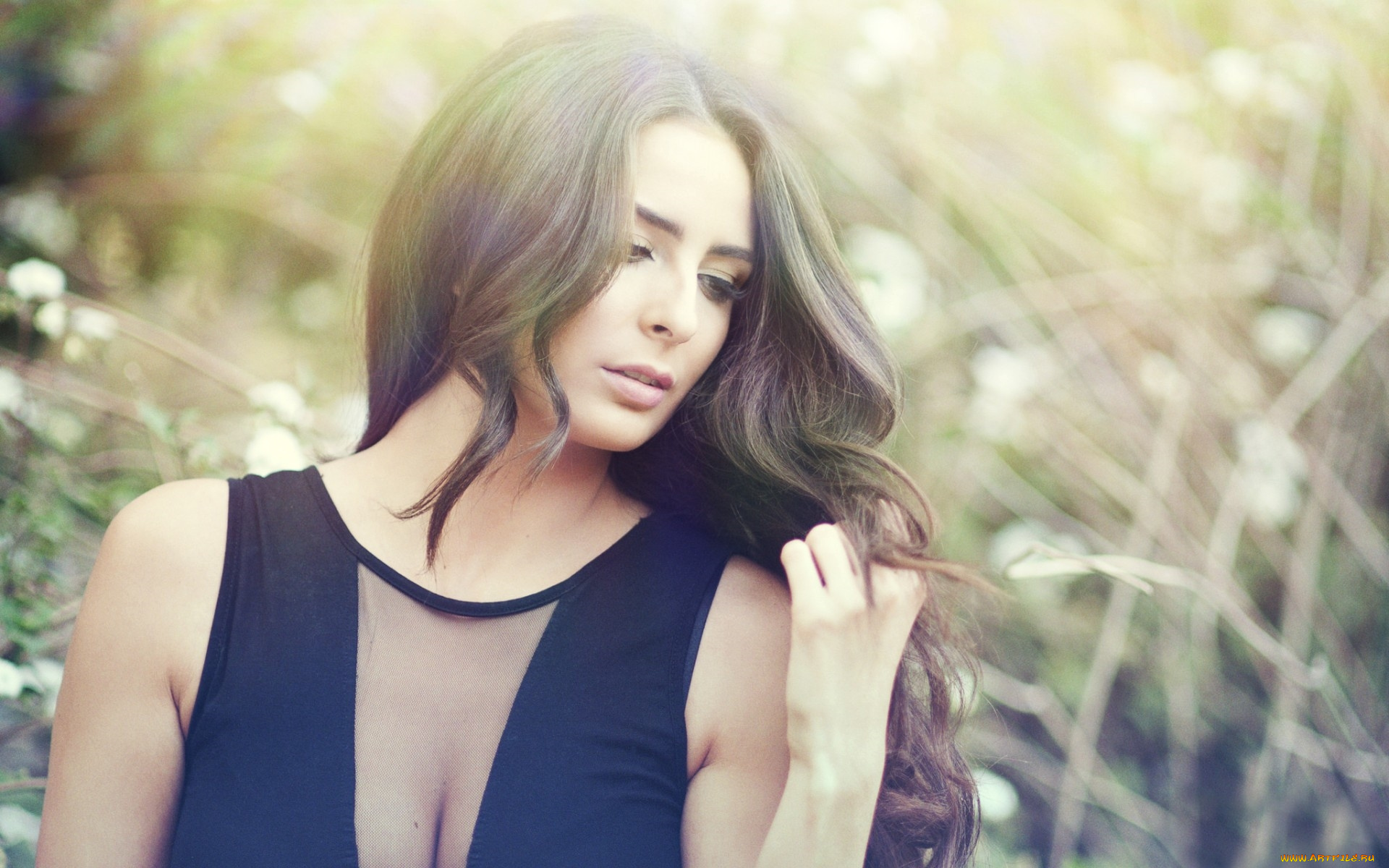 девушки, tatiana, alvarez, волосы