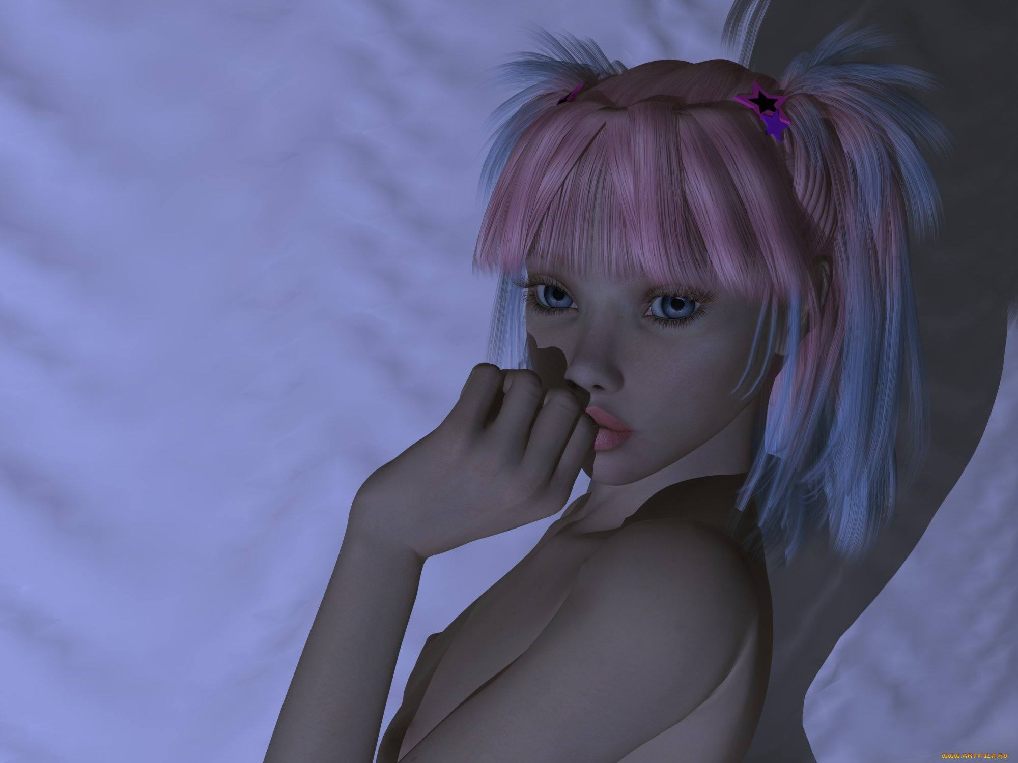 3д, графика, люди, , people, девушка, взгляд