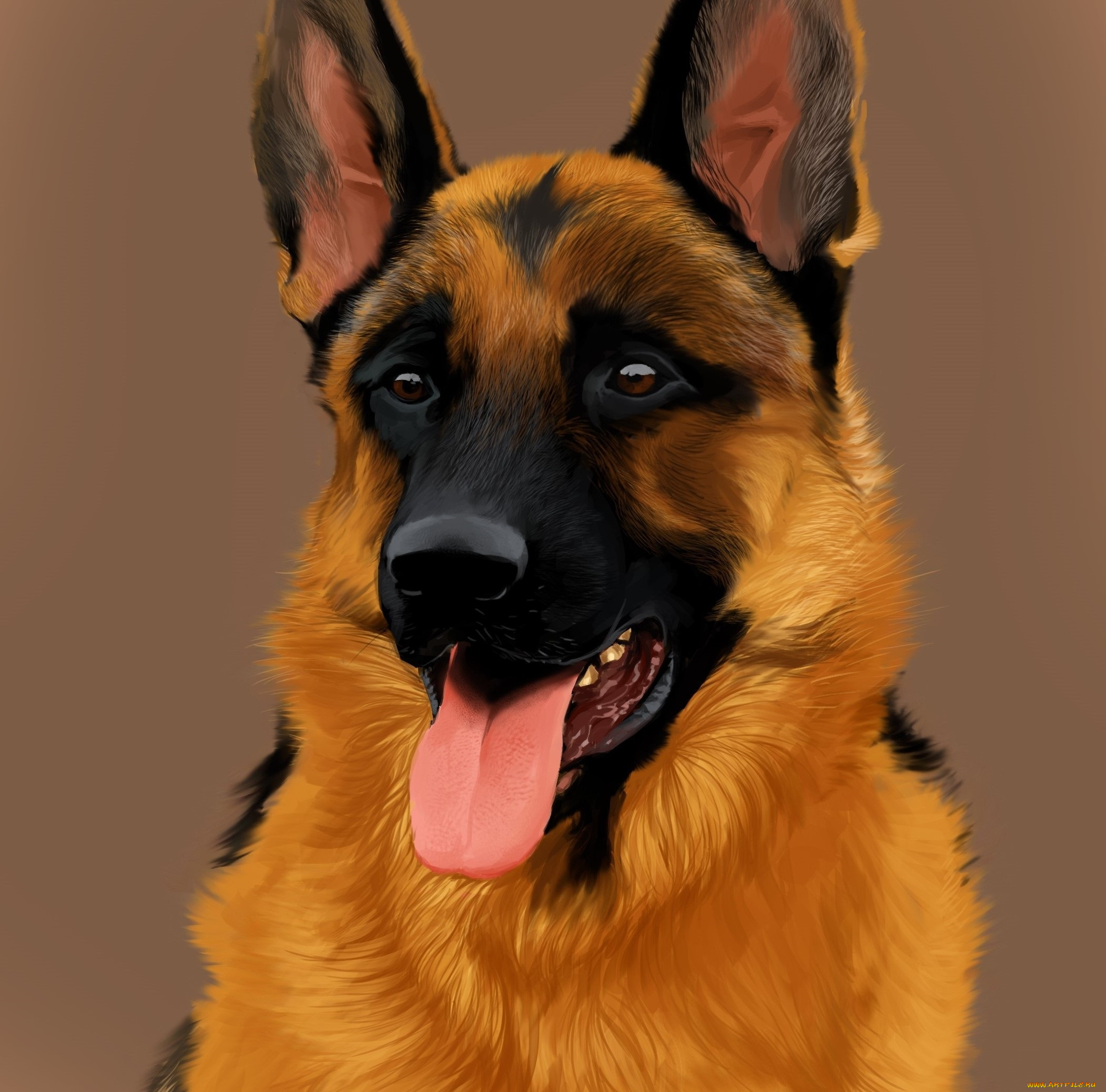 рисованные, животные, , собаки, язык, пасть