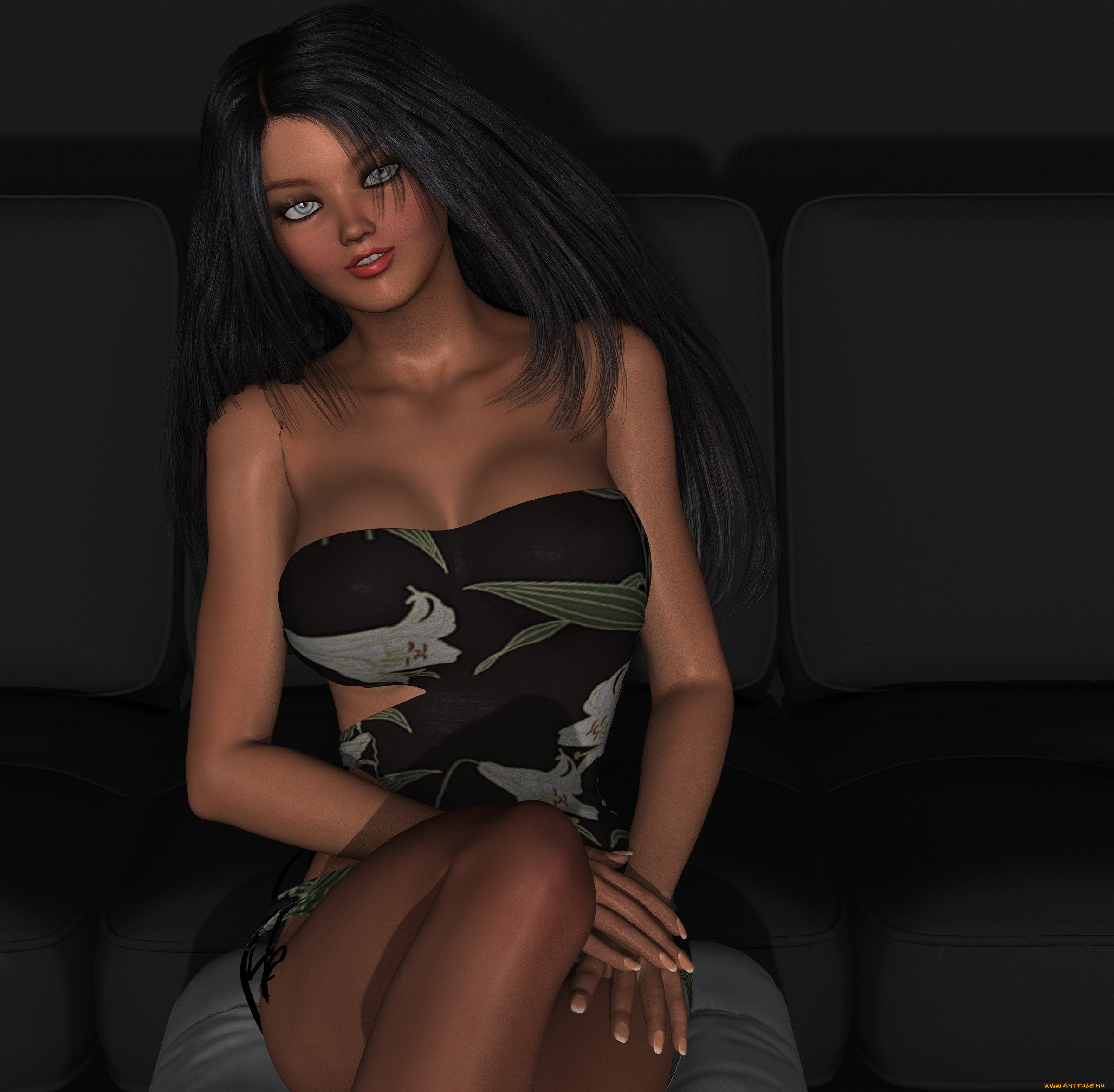 josie, 3д, графика, люди, , people, взгляд, девушка