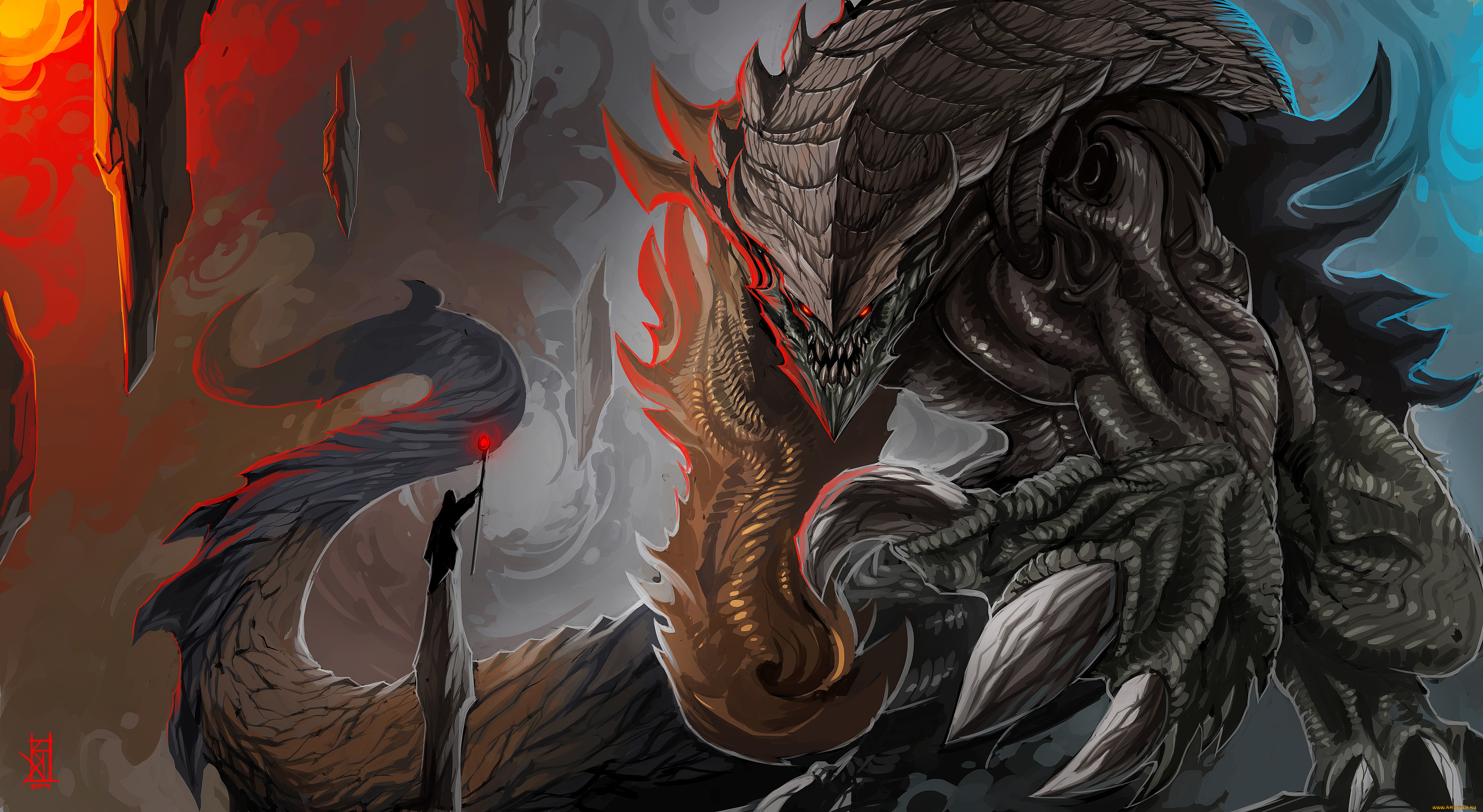 рисованные, животные, , сказочные, , мифические, существо