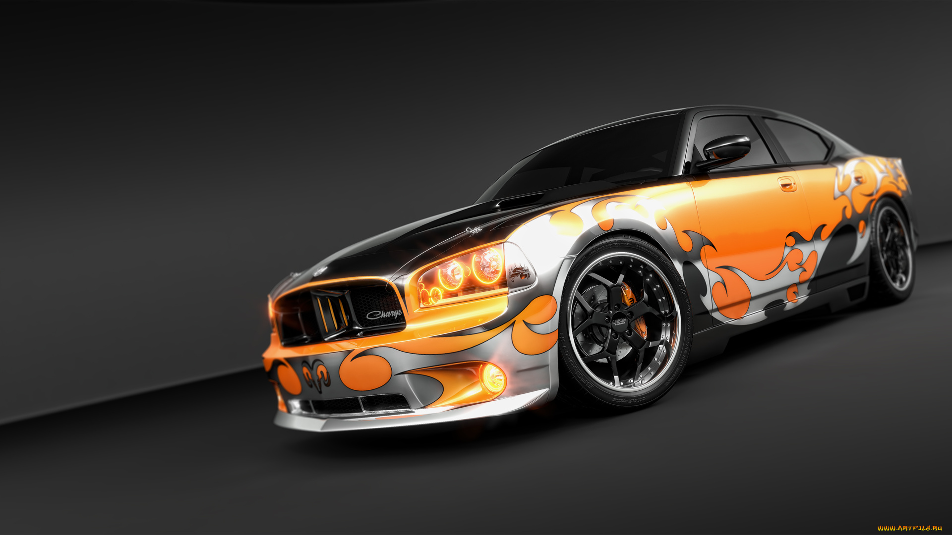 автомобили, 3д, фон, автомобиль