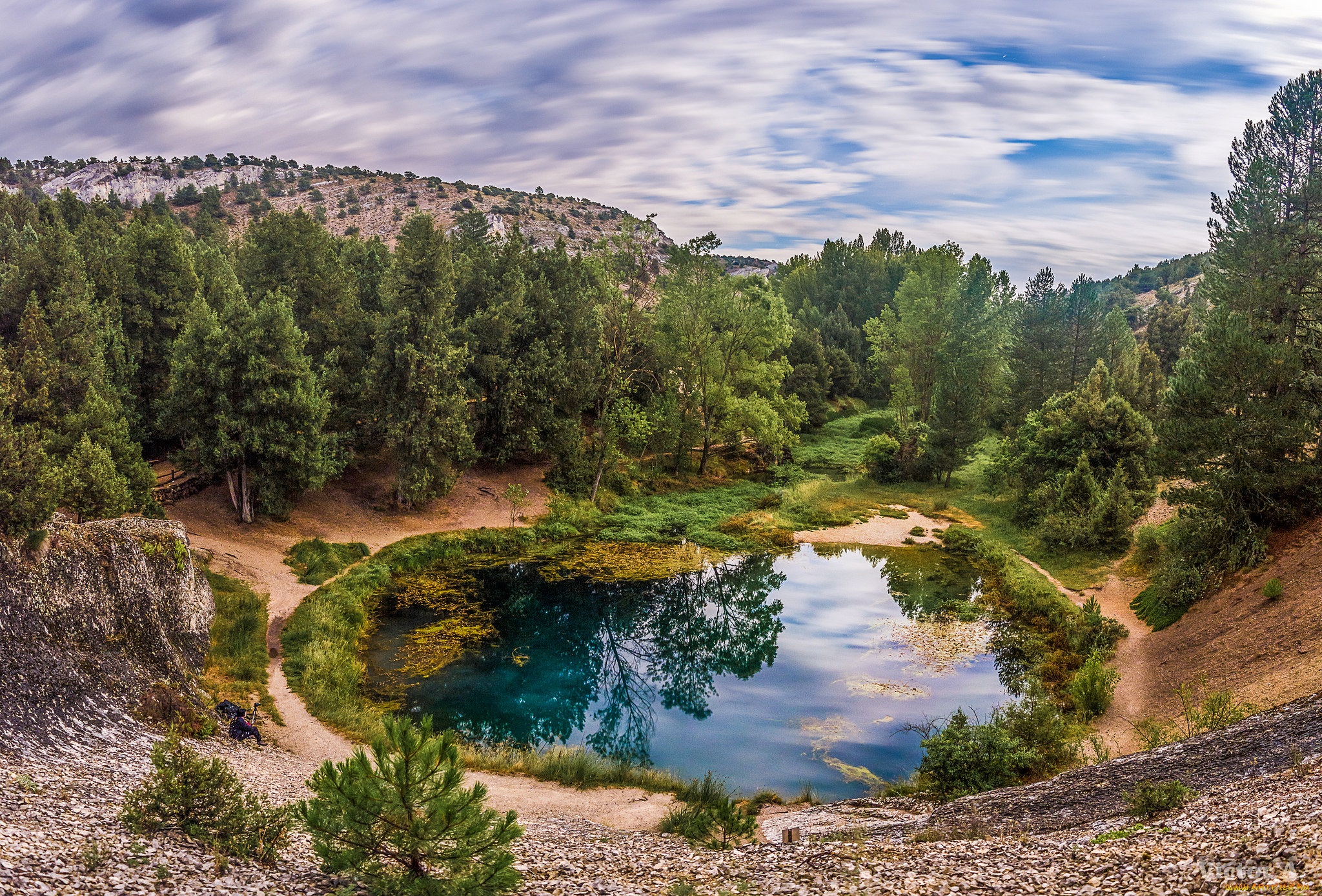 природа, реки, озера, озеро, лес