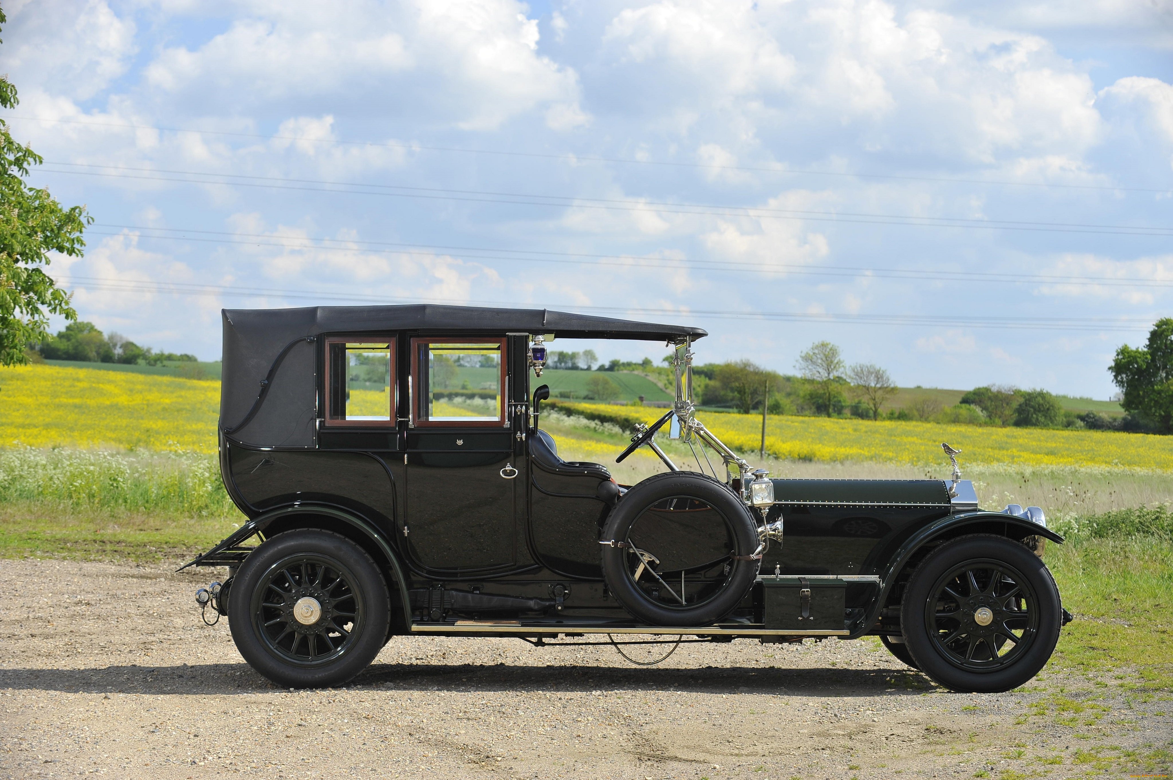 автомобили, rolls-royce, 1912г, style, of, barker, cabriolet, by, fry, in, the, 40-50, ghost, silver