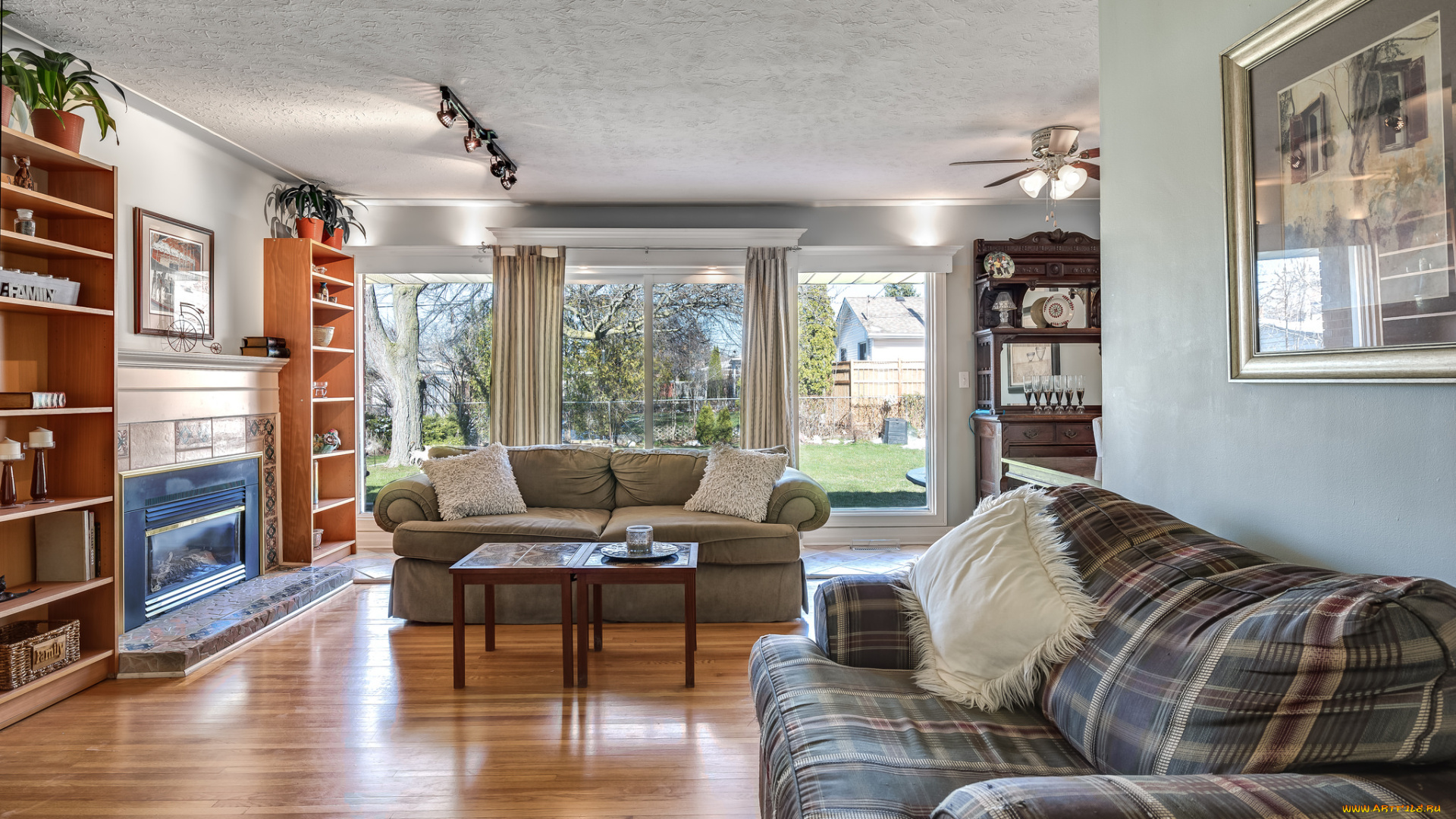 интерьер, гостиная, мебель, комната