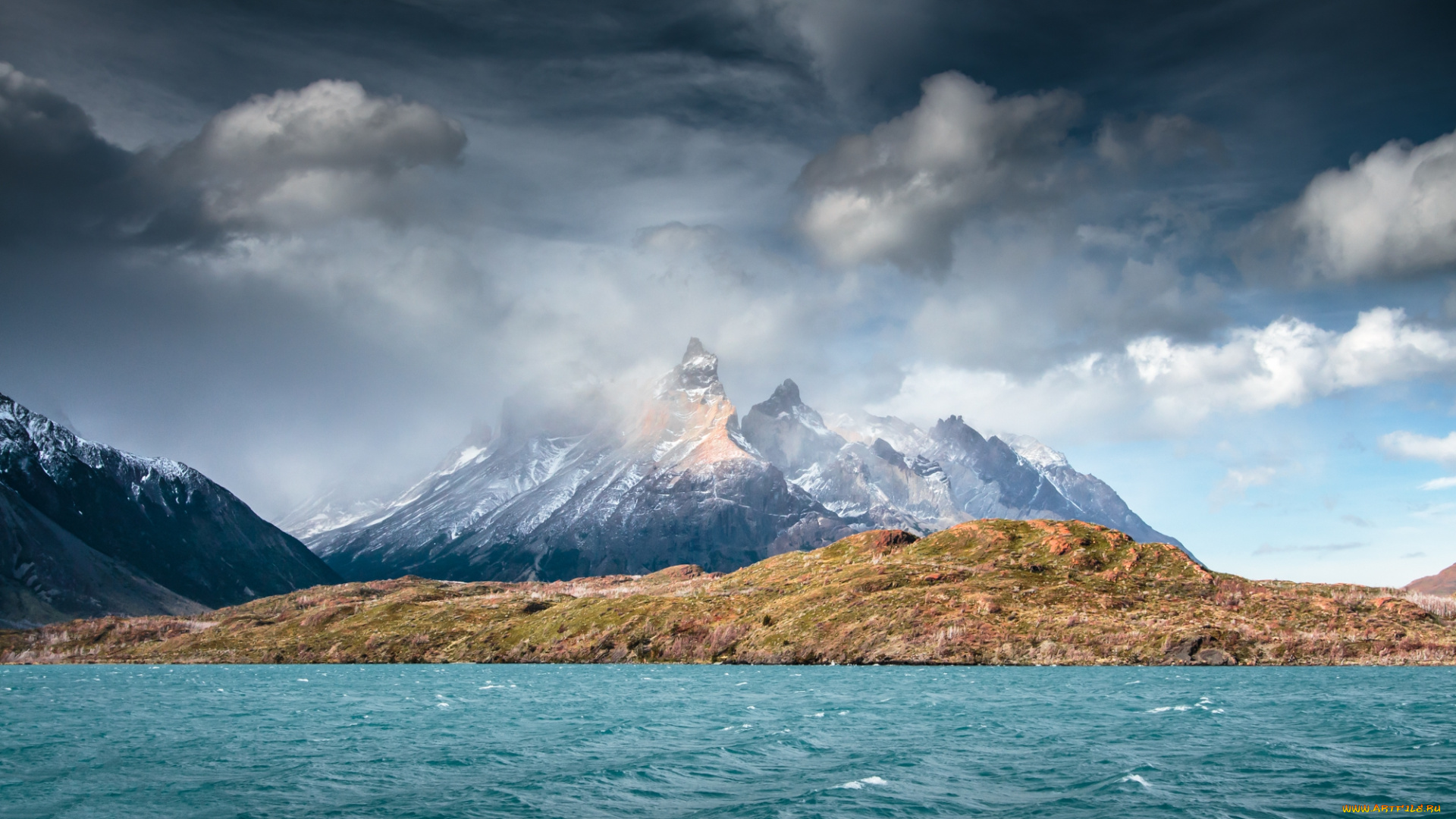 природа, побережье, море, берег