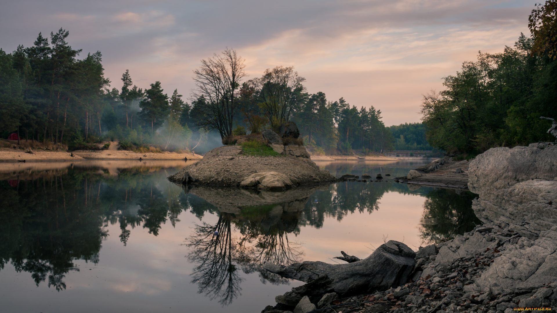 природа, реки, озера, река, лес