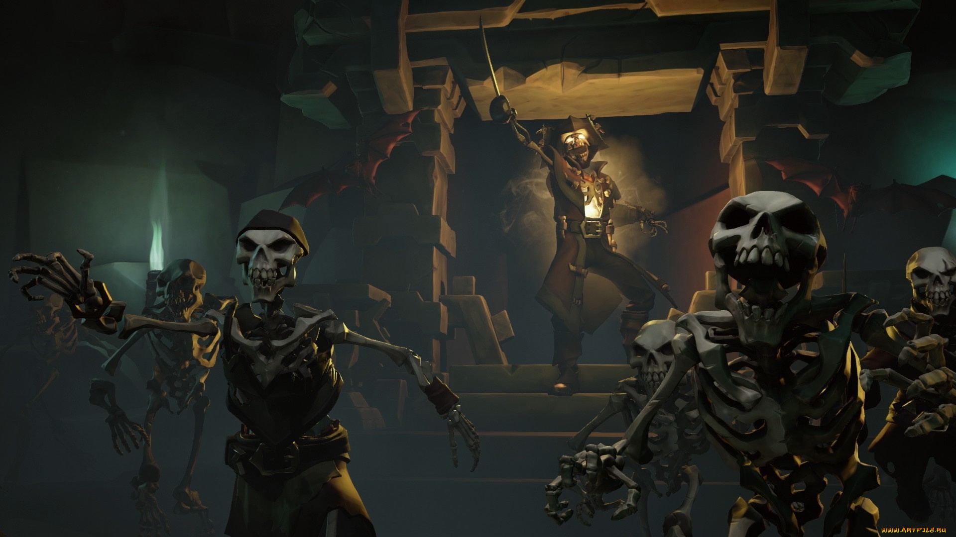 видео, игры, sea, of, thieves, персонажи