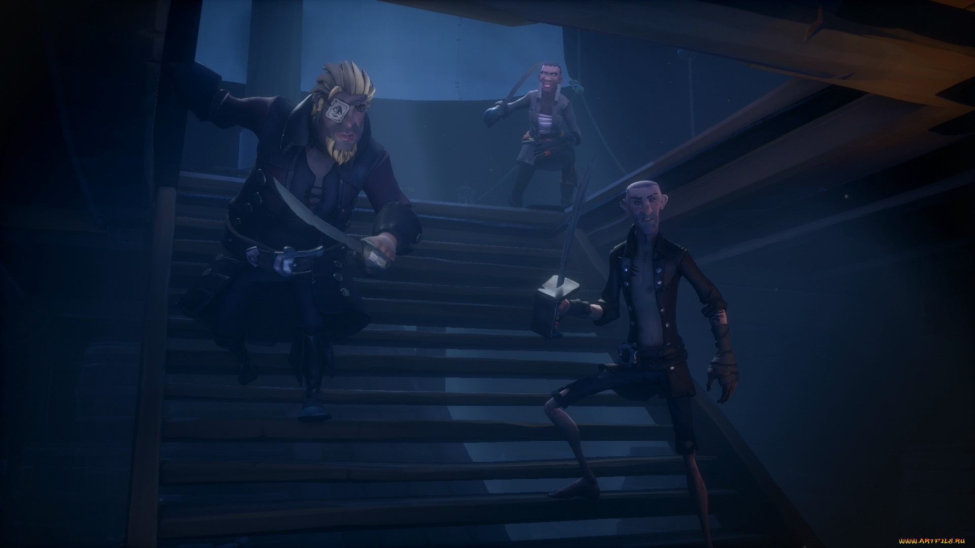 видео, игры, sea, of, thieves, персонажи