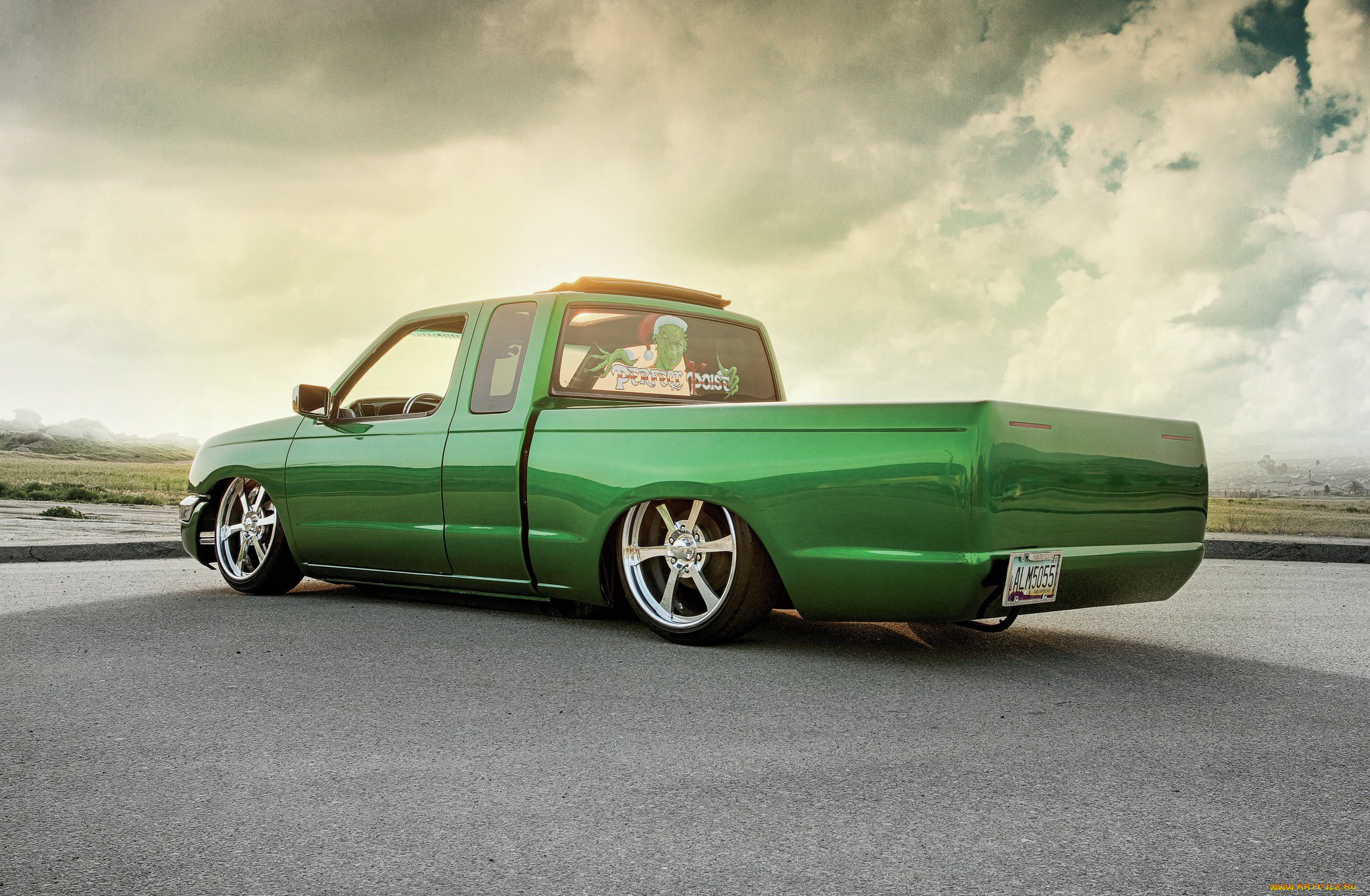 автомобили, custom, pick-up, nissan