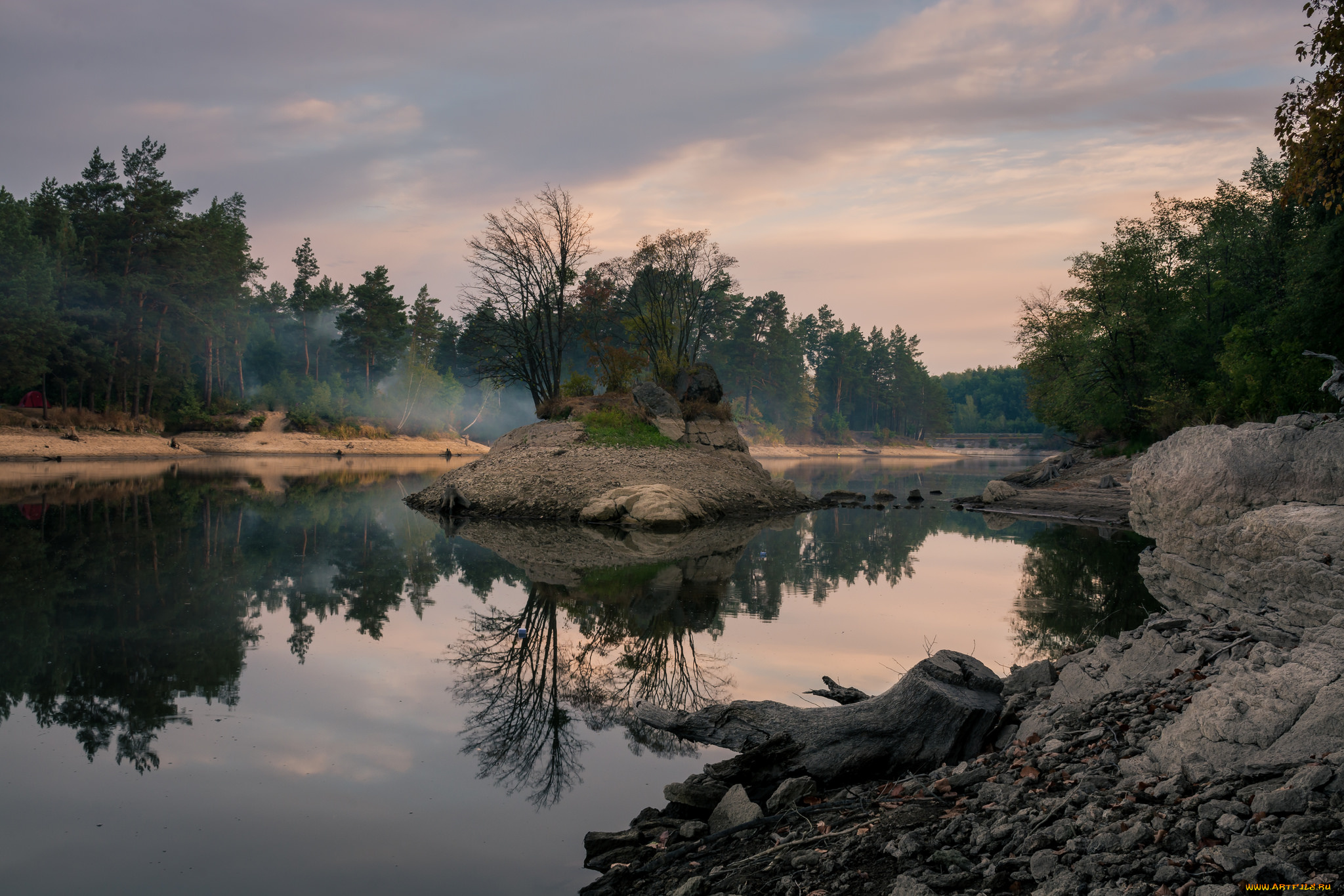 природа, реки, озера, река, лес