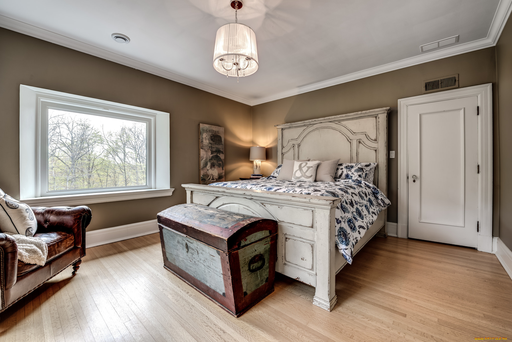 интерьер, спальня, комната, мебель