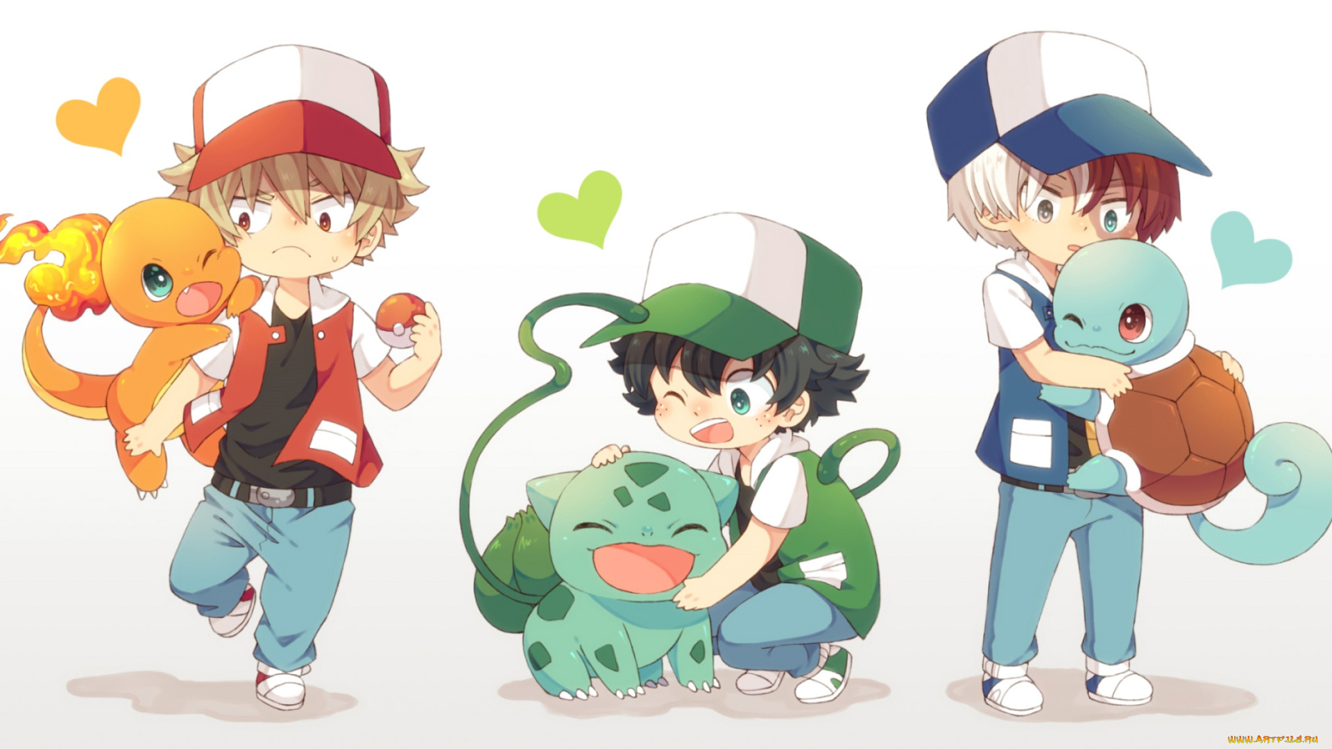 аниме, boku, no, hero, academia, мальчики