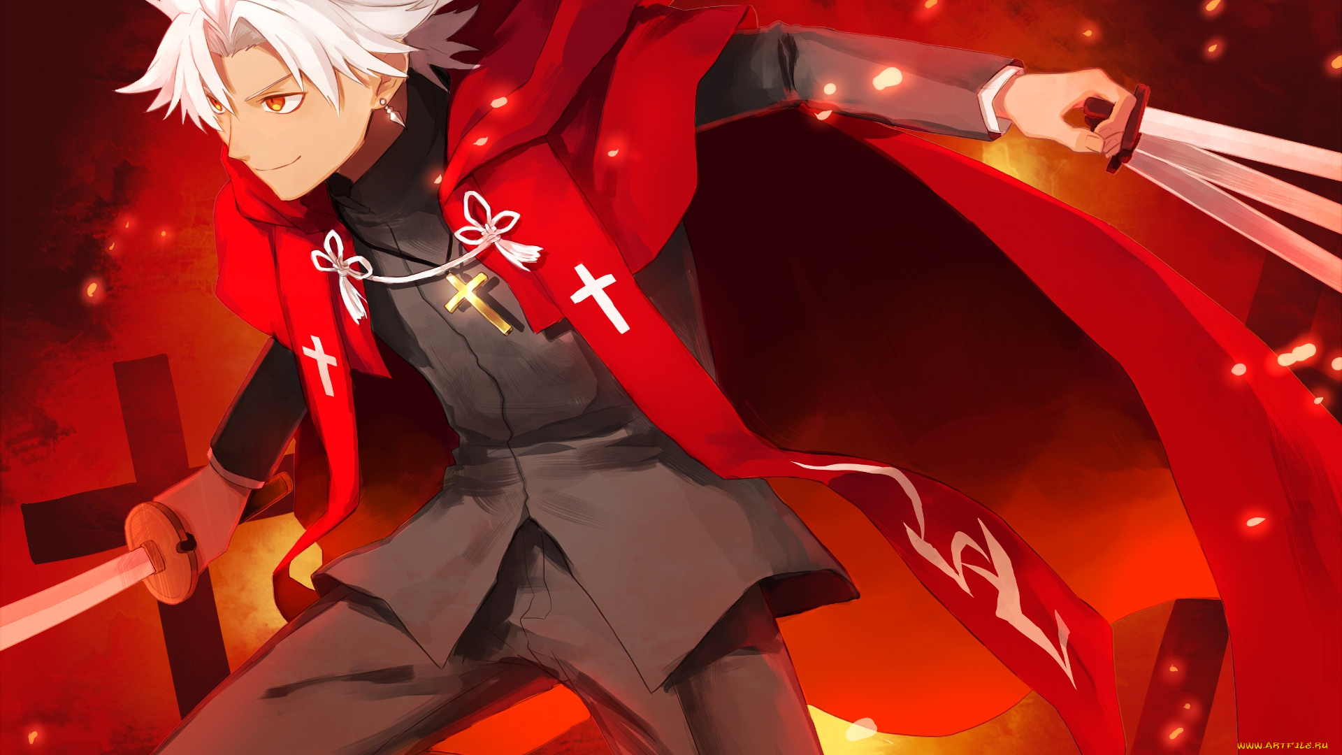 аниме, fate, stay, night, персонаж