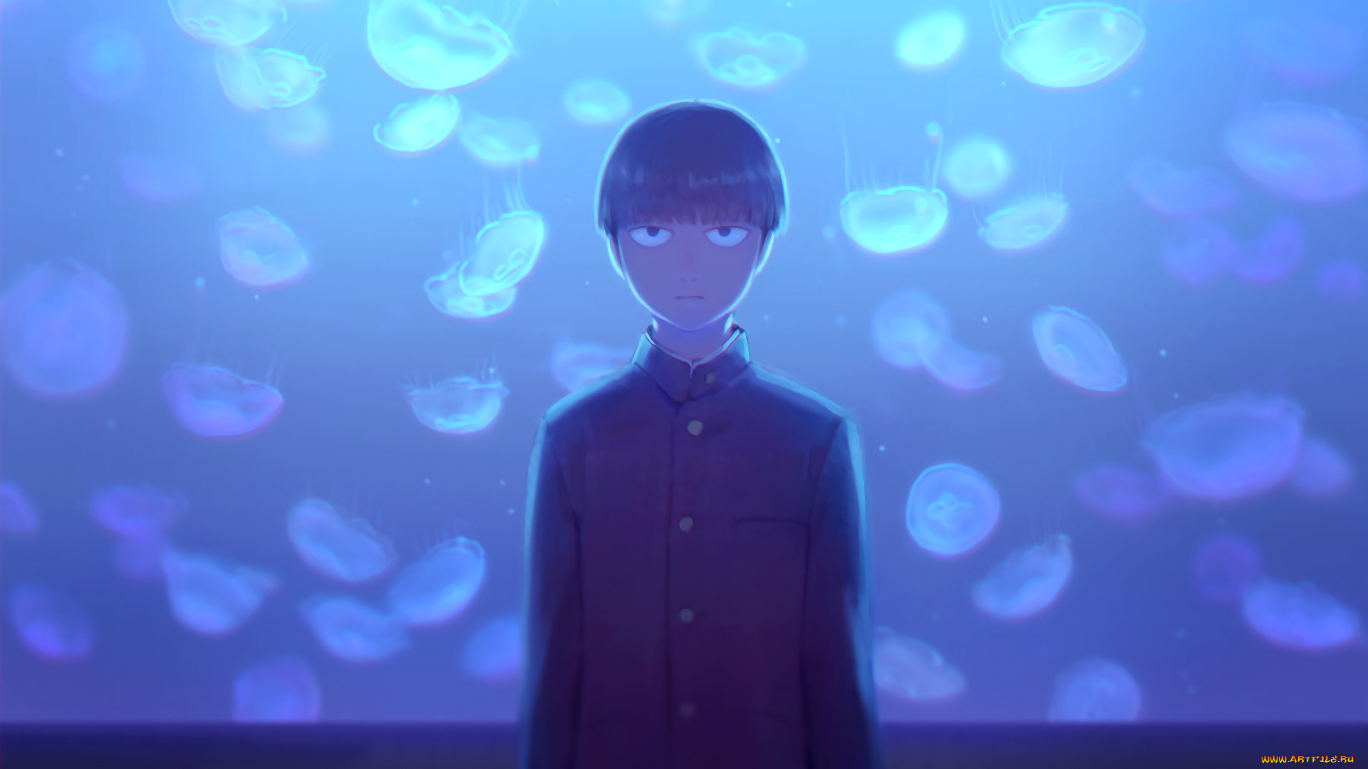 аниме, mob, psycho, 100, моб, психо, 100