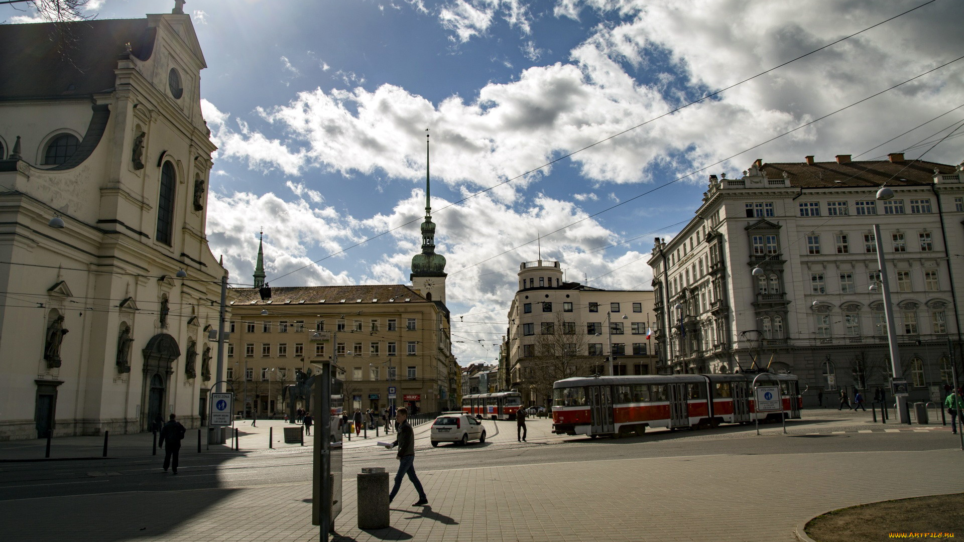 брно, Чехия, города, -, улицы, , площади, , набережные