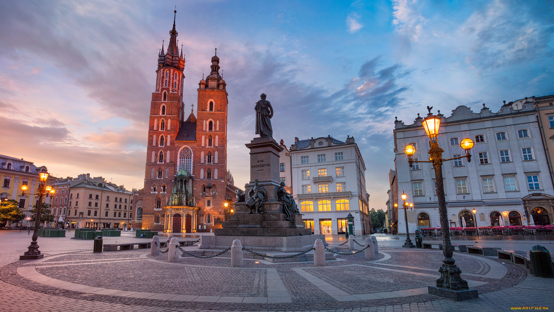 krakow, города, краков, , польша, панорама