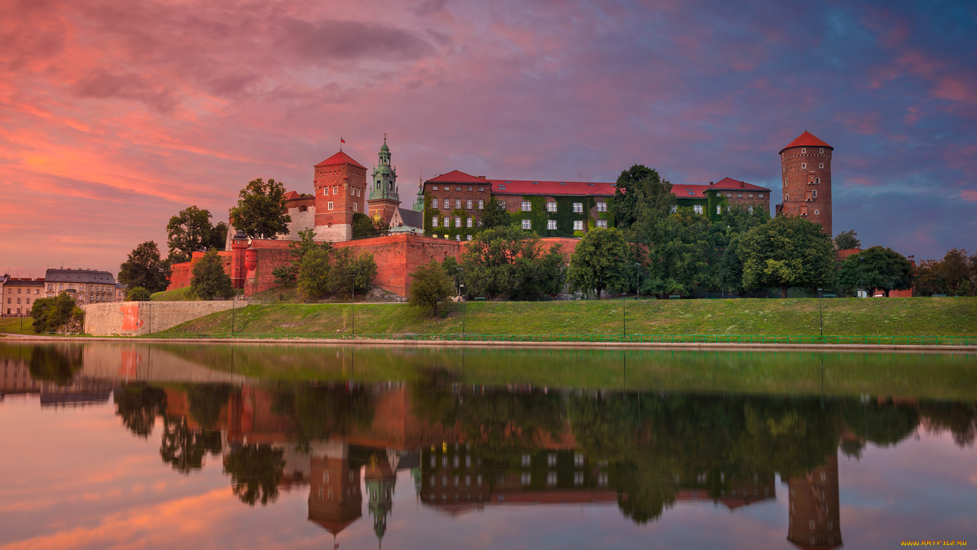 krakow, города, краков, , польша, панорама