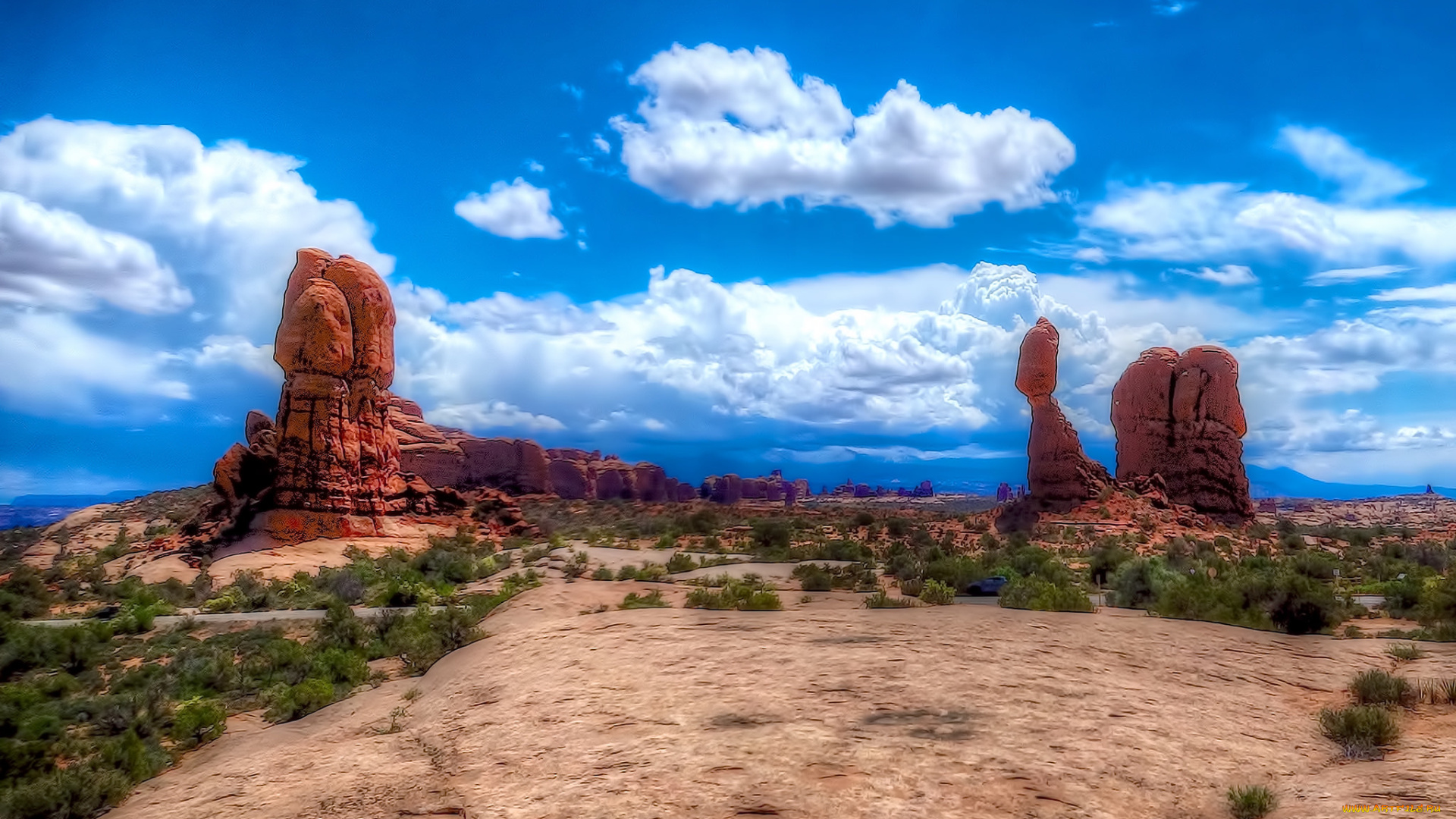 природа, пустыни, простор