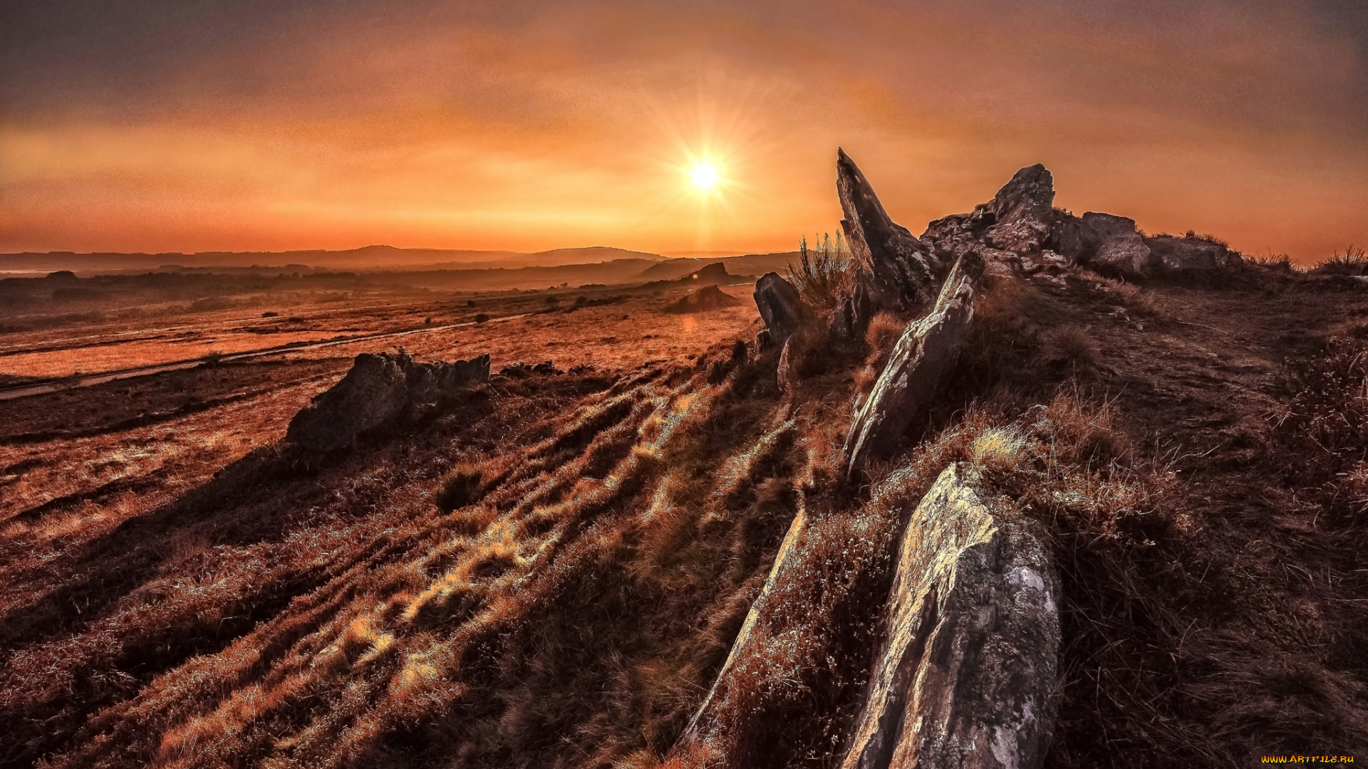 природа, восходы, закаты, простор