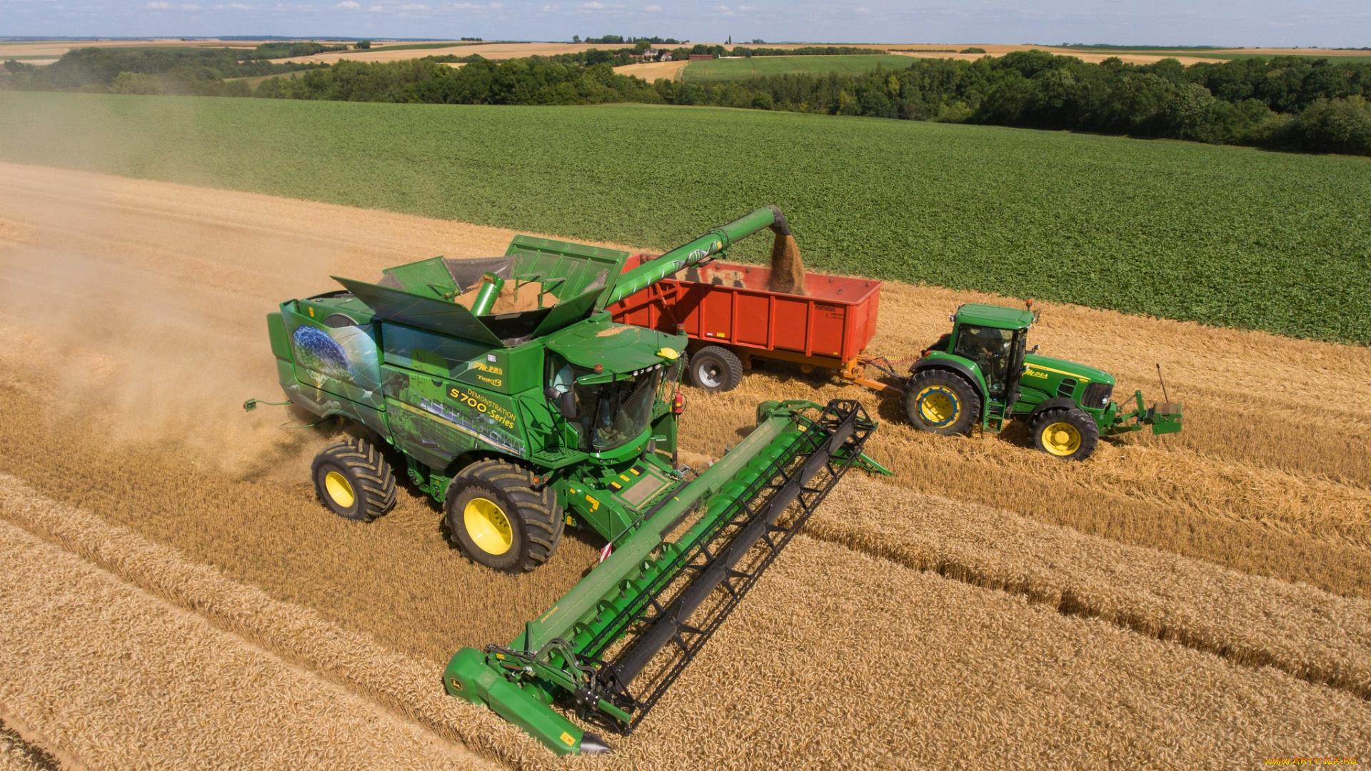 техника, комбайны, уборочная