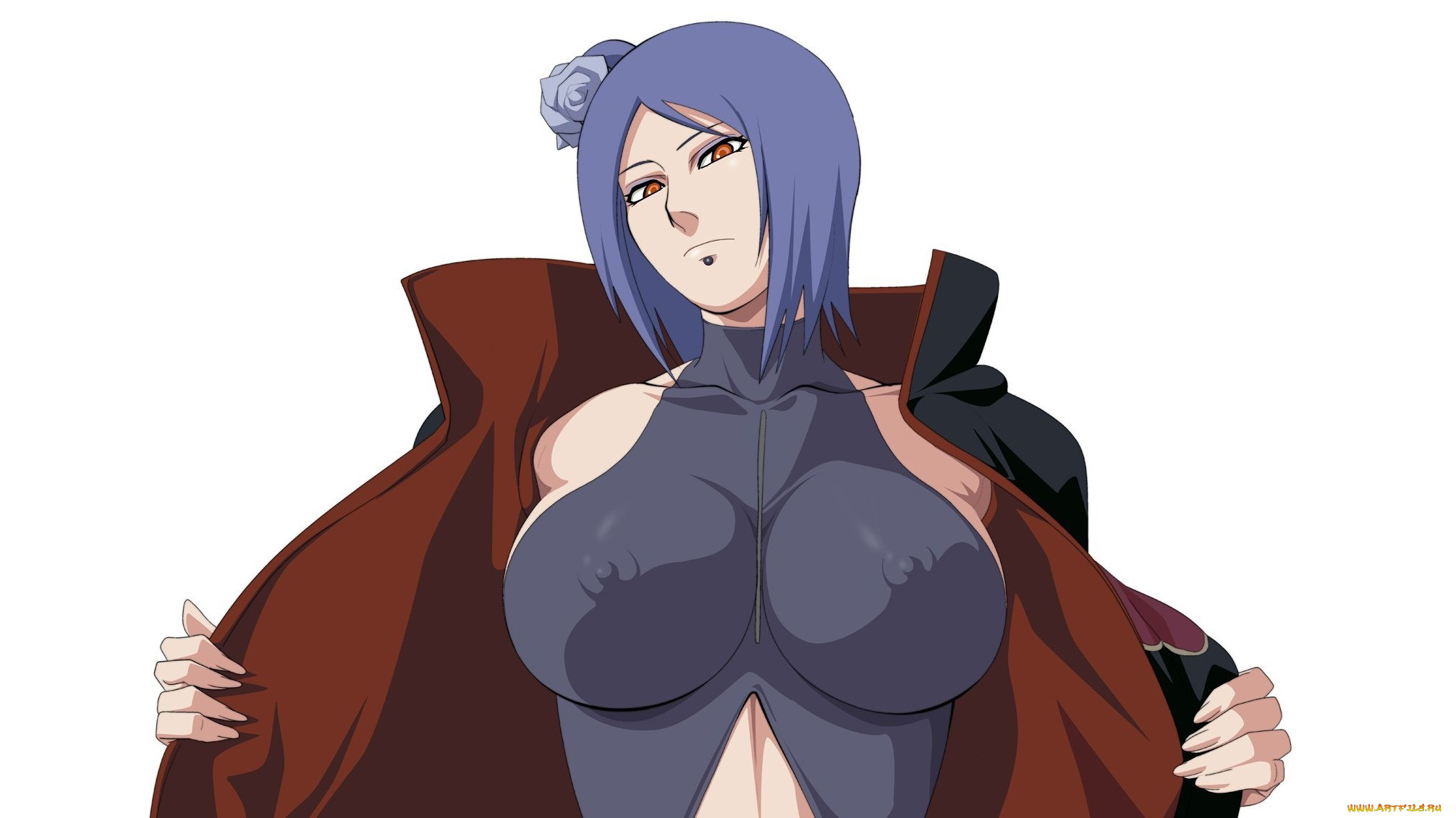 аниме, naruto, konan