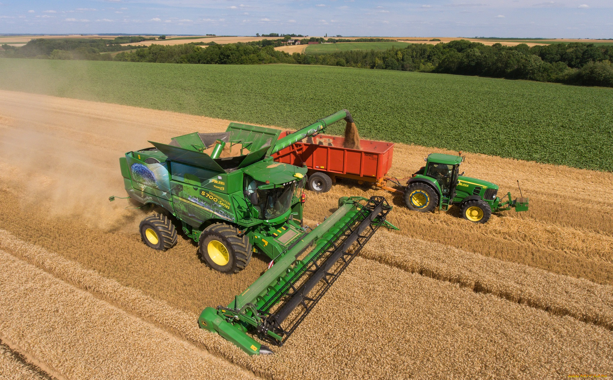 техника, комбайны, уборочная