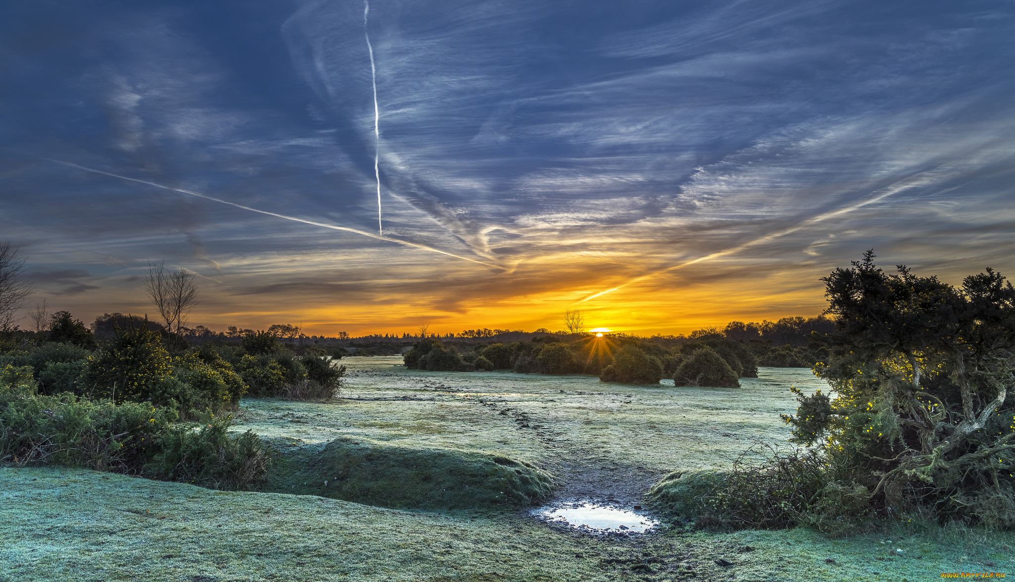 природа, восходы, закаты, простор