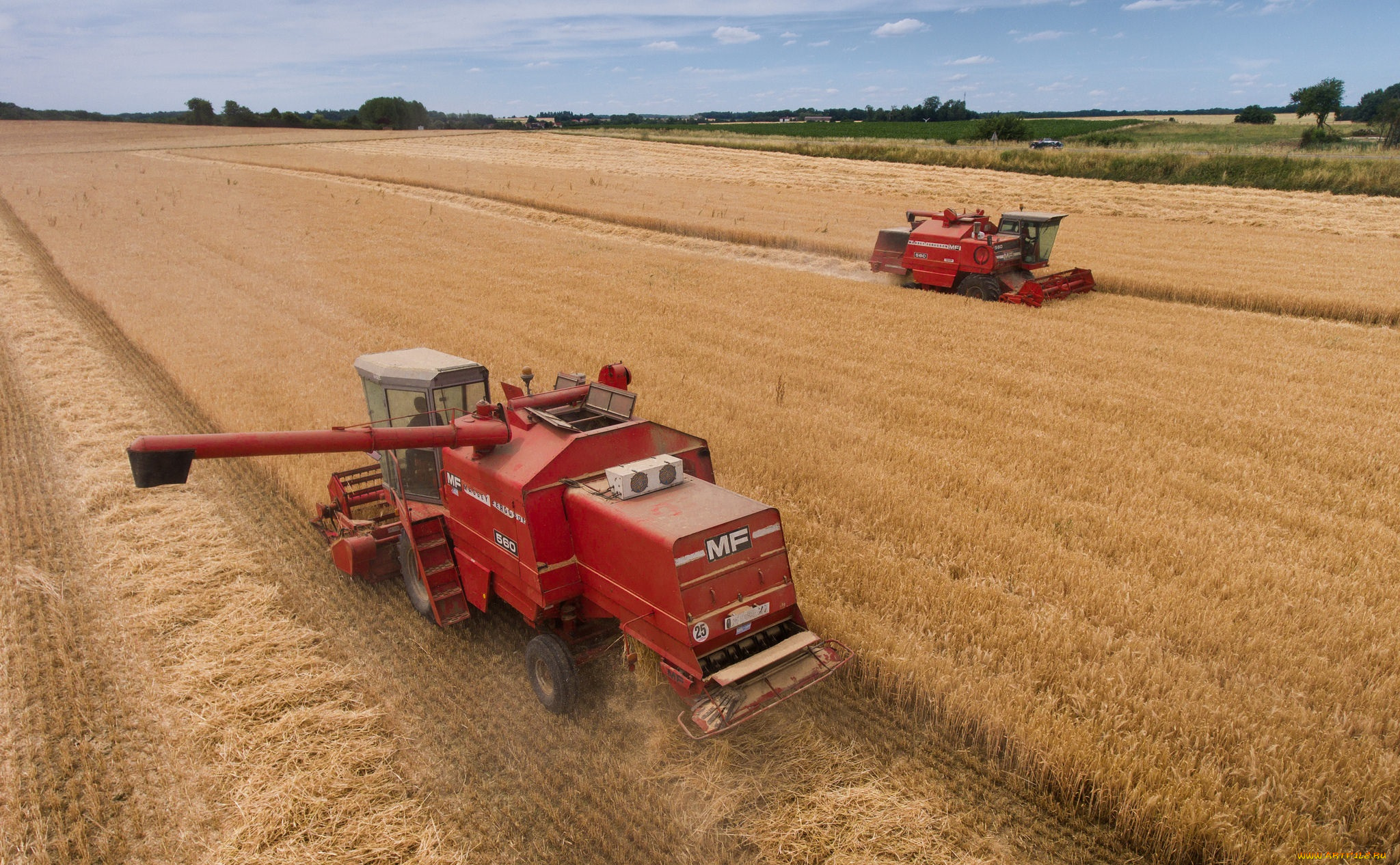 техника, комбайны, уборочная
