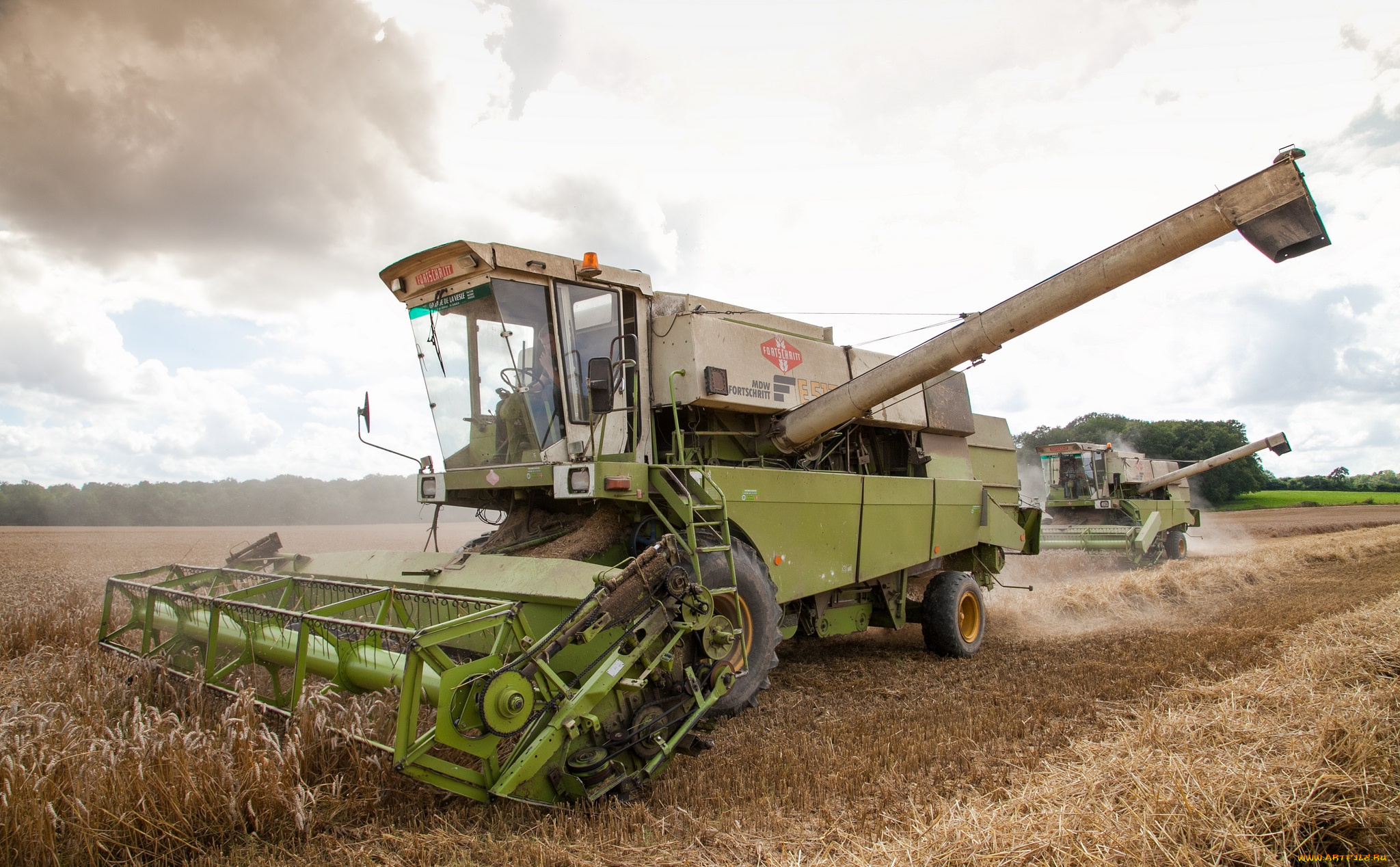 техника, комбайны, уборочная