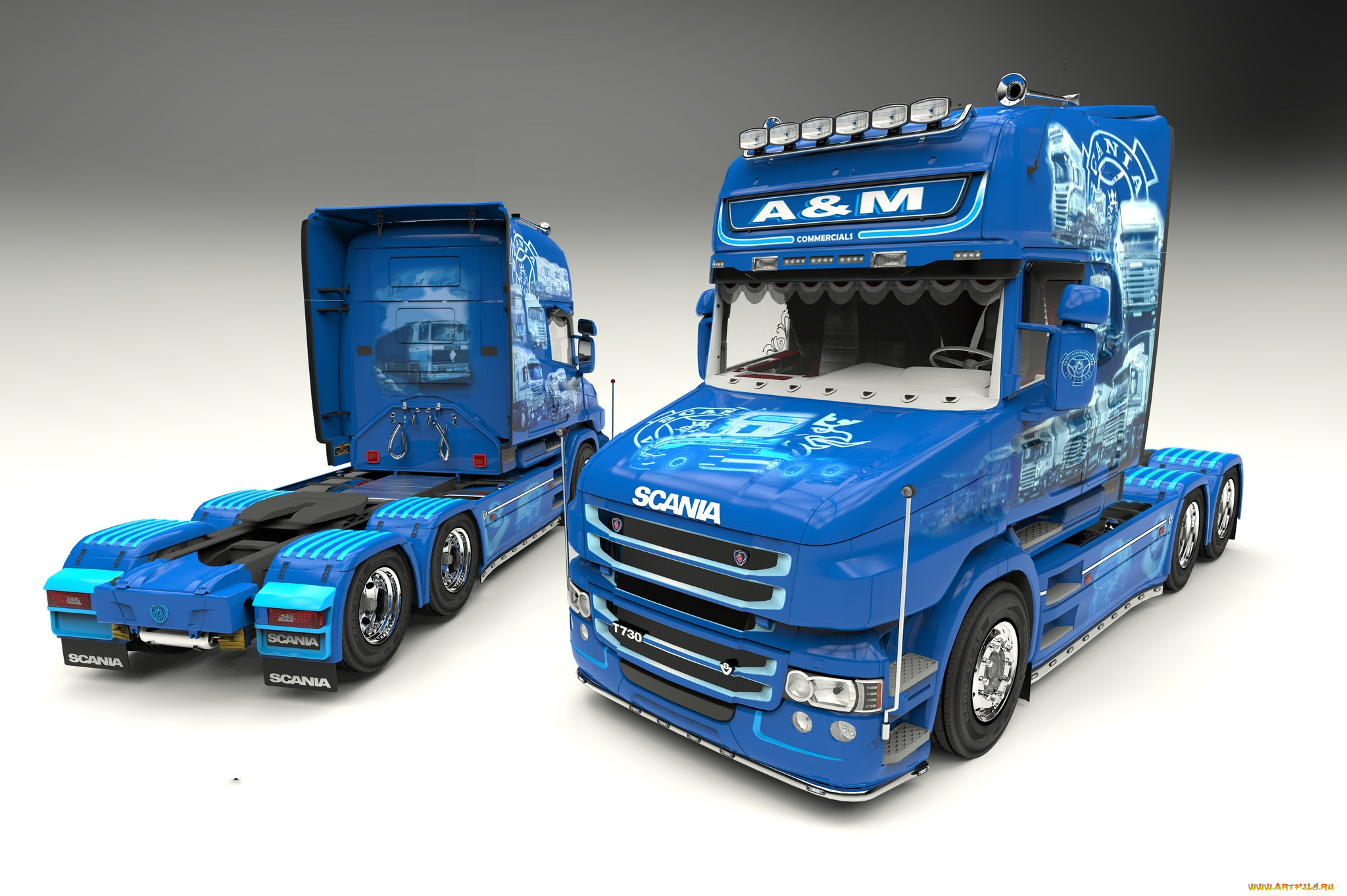 scania, автомобили, 3д, грузовик