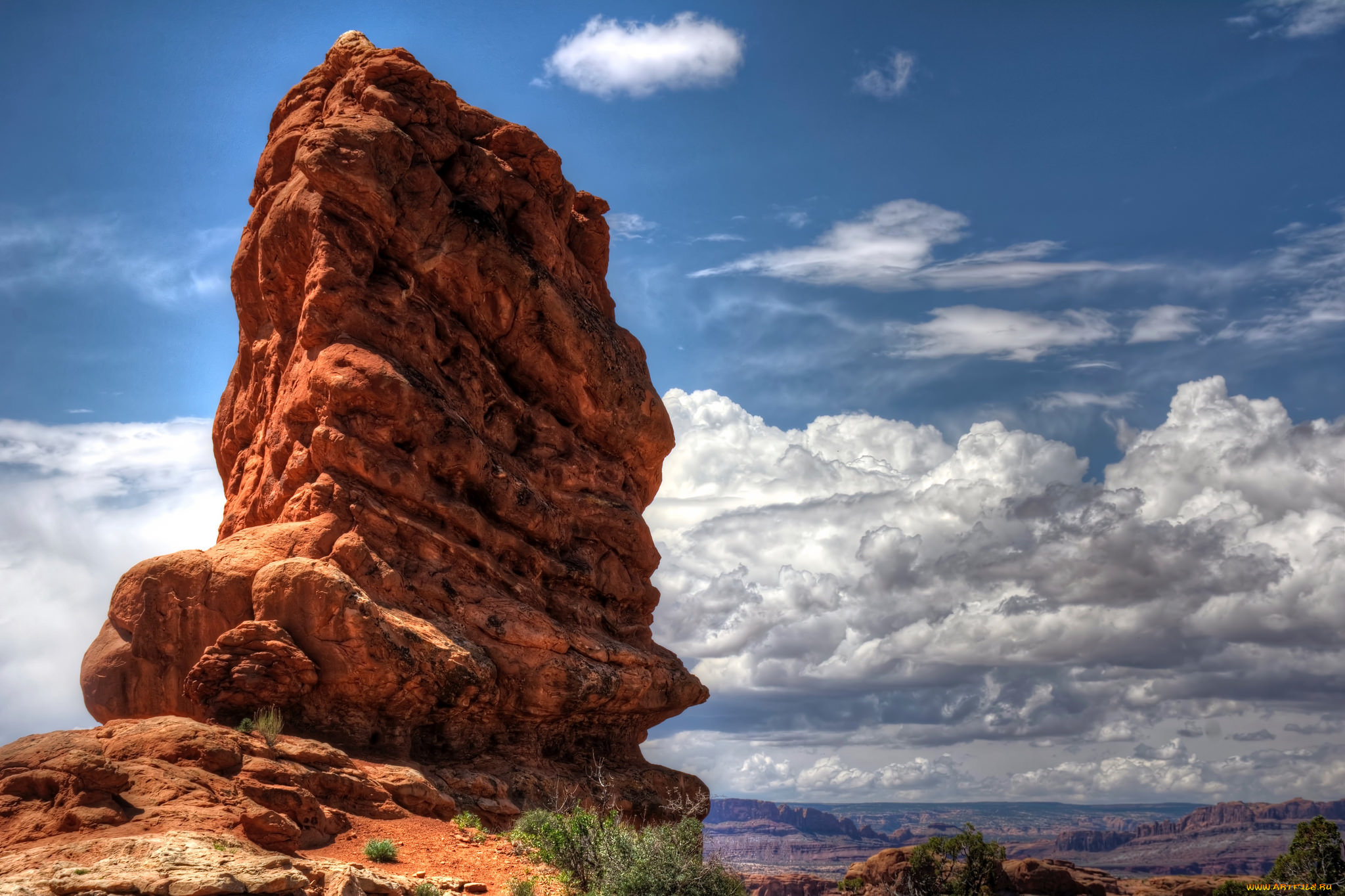 природа, горы, простор