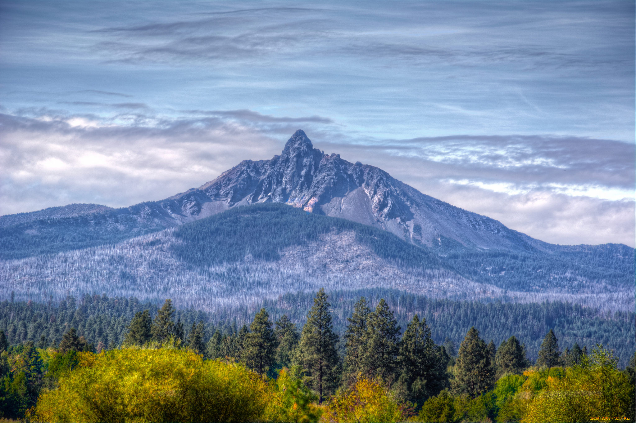 природа, горы, простор