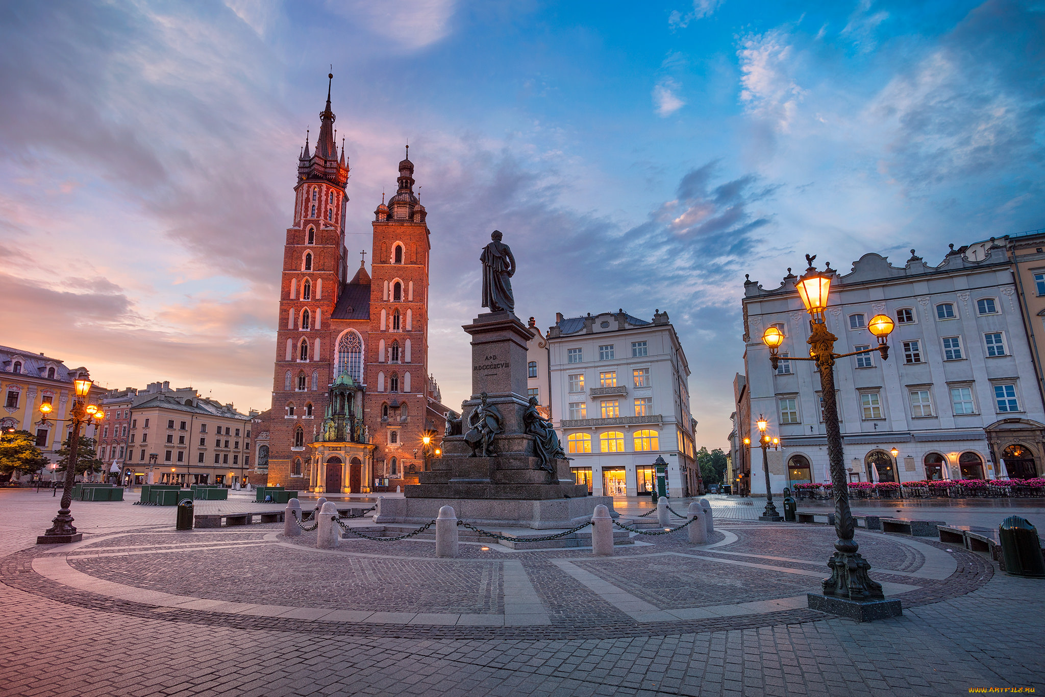 krakow, города, краков, , польша, панорама