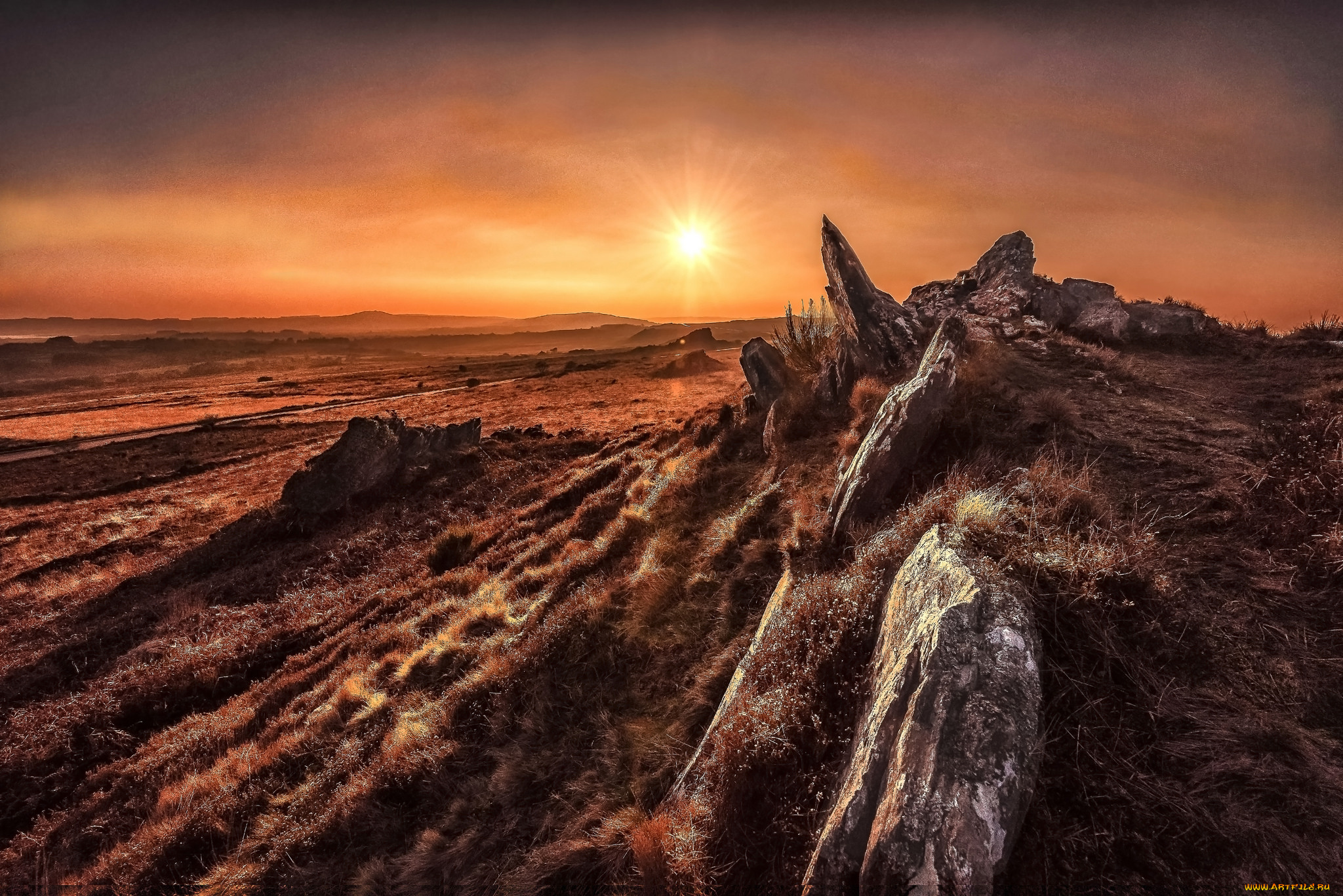 природа, восходы, закаты, простор