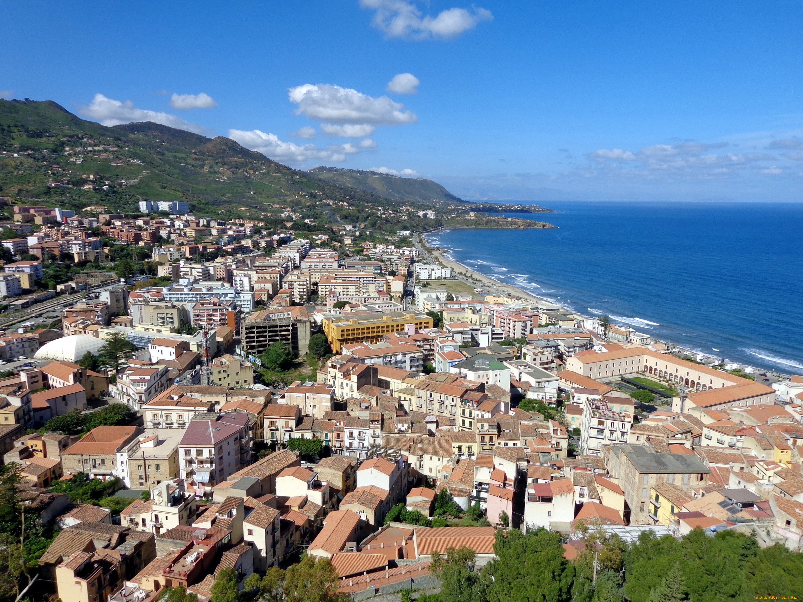 cefalu, italy, города, -, панорамы, cefalu, italy