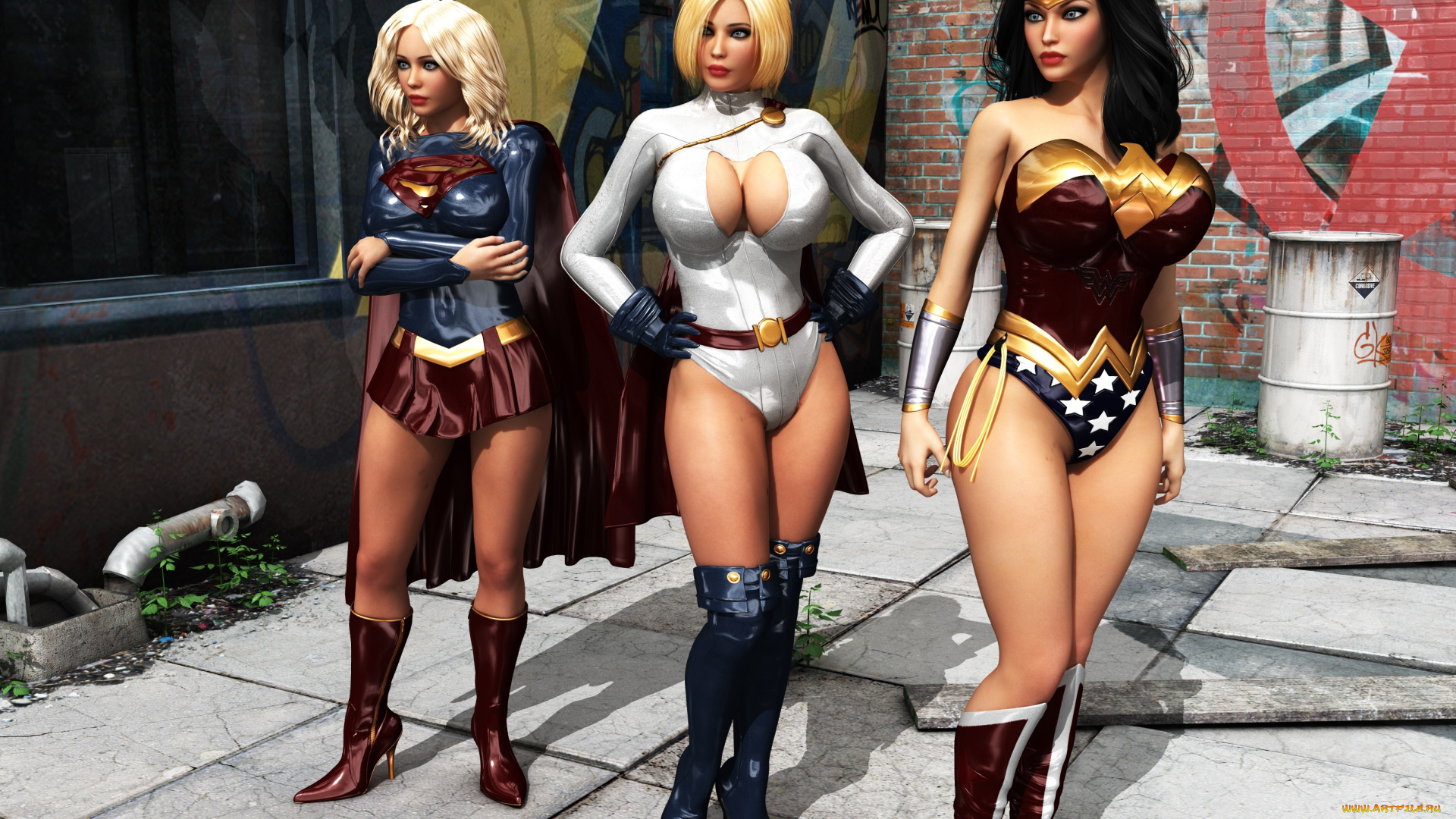 3д, графика, фантазия, , fantasy, фон, взгляд, девушки