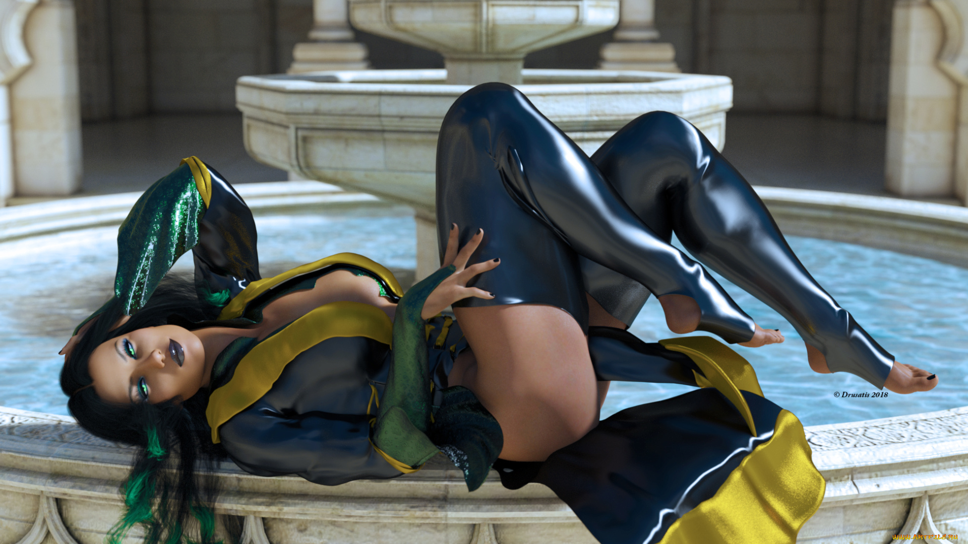 3д, графика, люди, , people, фон, взгляд, девушка