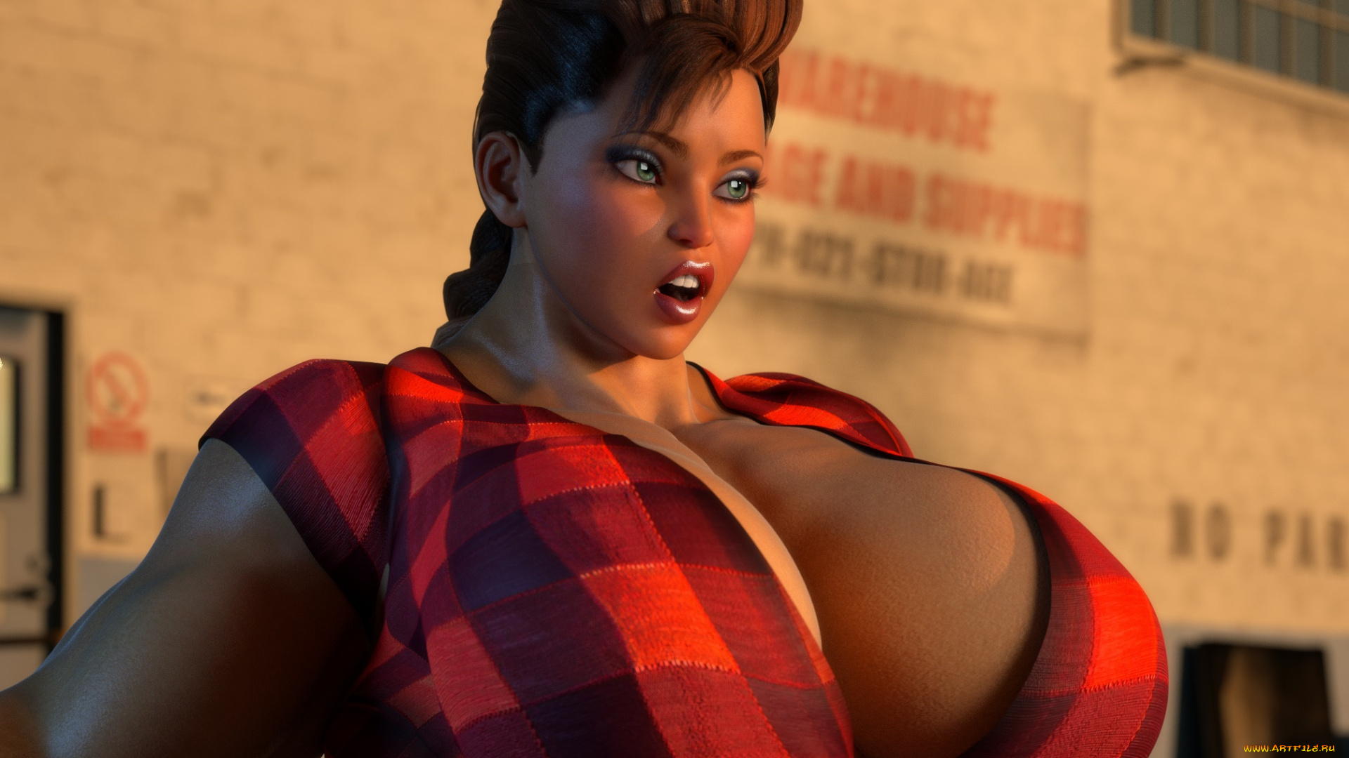 3д, графика, люди, , people, взгляд, фон, девушка