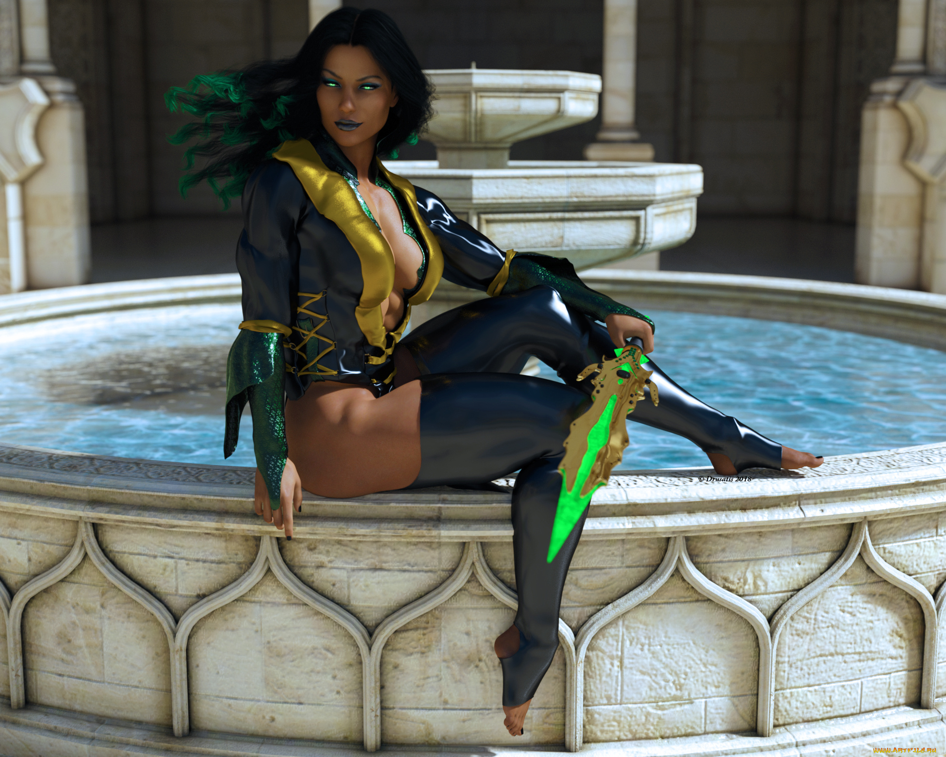 3д, графика, люди, , people, фон, взгляд, девушка