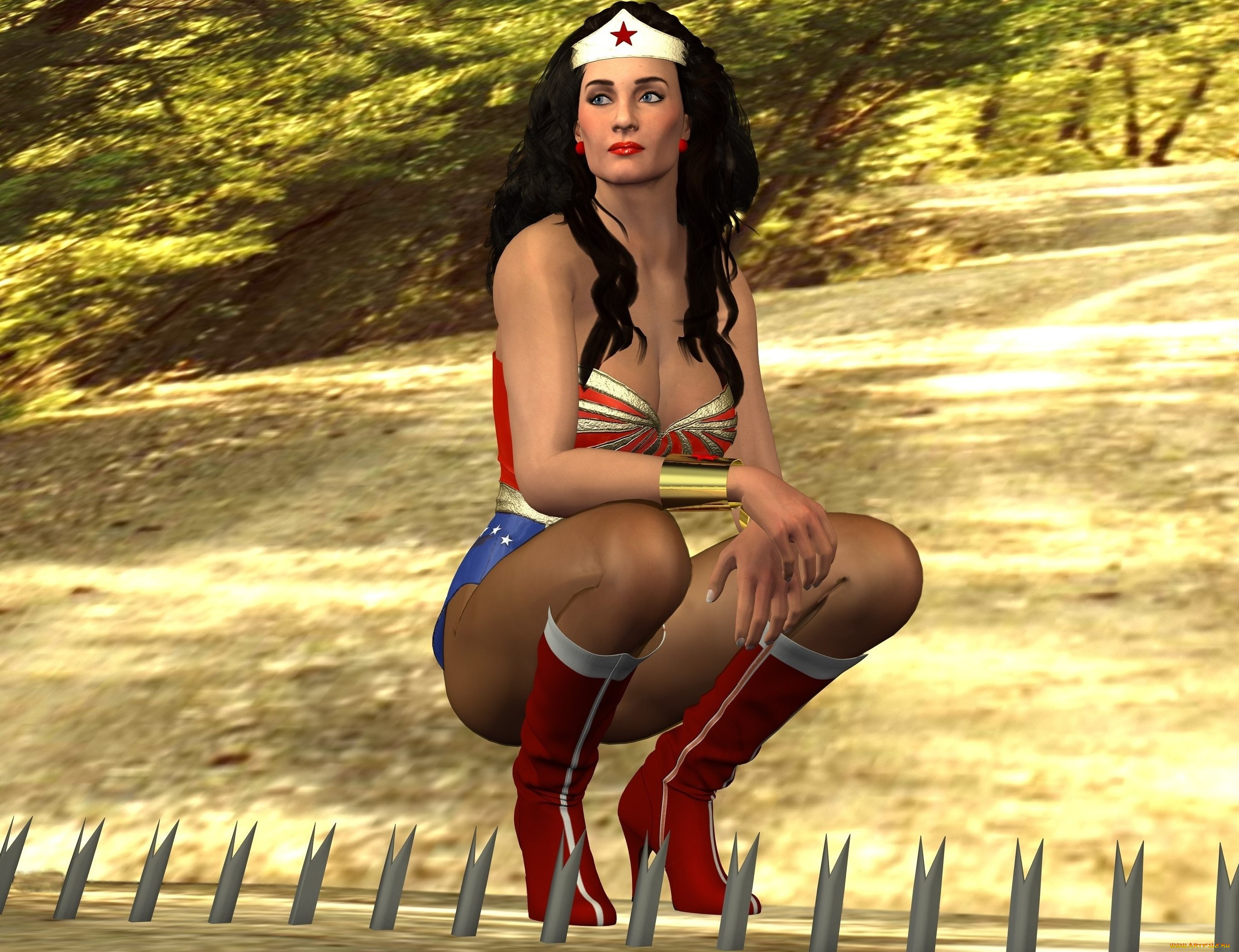 3д, графика, фантазия, , fantasy, фон, взгляд, девушка