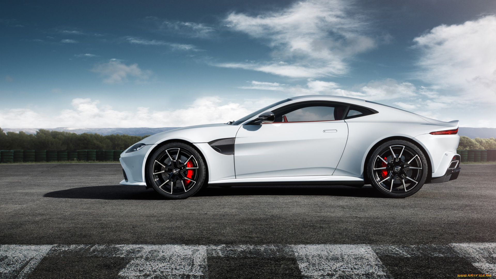 2019, startech, aston, martin, vantage, автомобили, aston, martin, белый, 2019, женевский, автосалон, профиль, aston, martin, vantage, startech