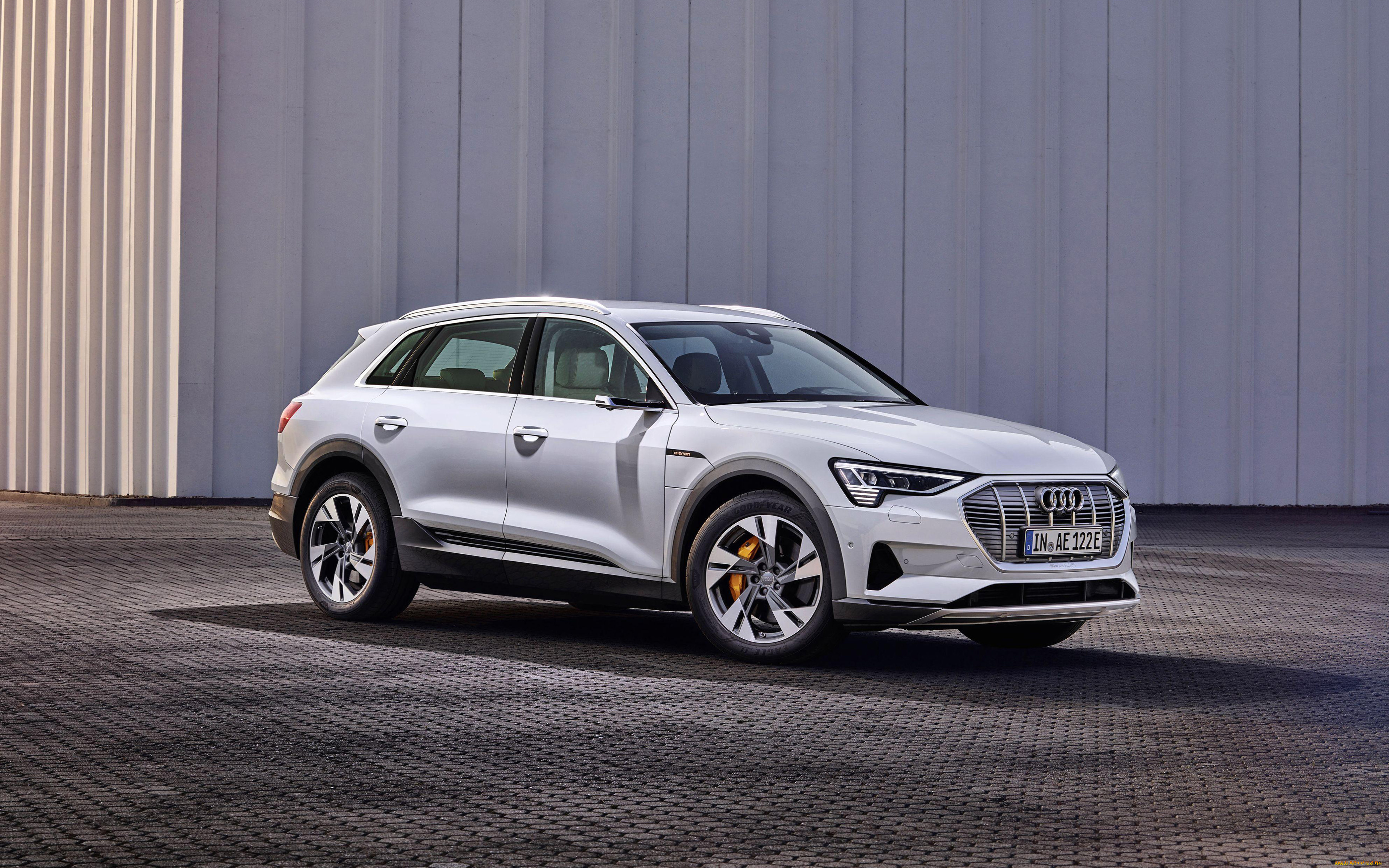 2019, audi, e-tron, 50, quattro, автомобили, audi, 2019, года, кроссоверы, 4k, e-tron, 50, quattro, немецкие