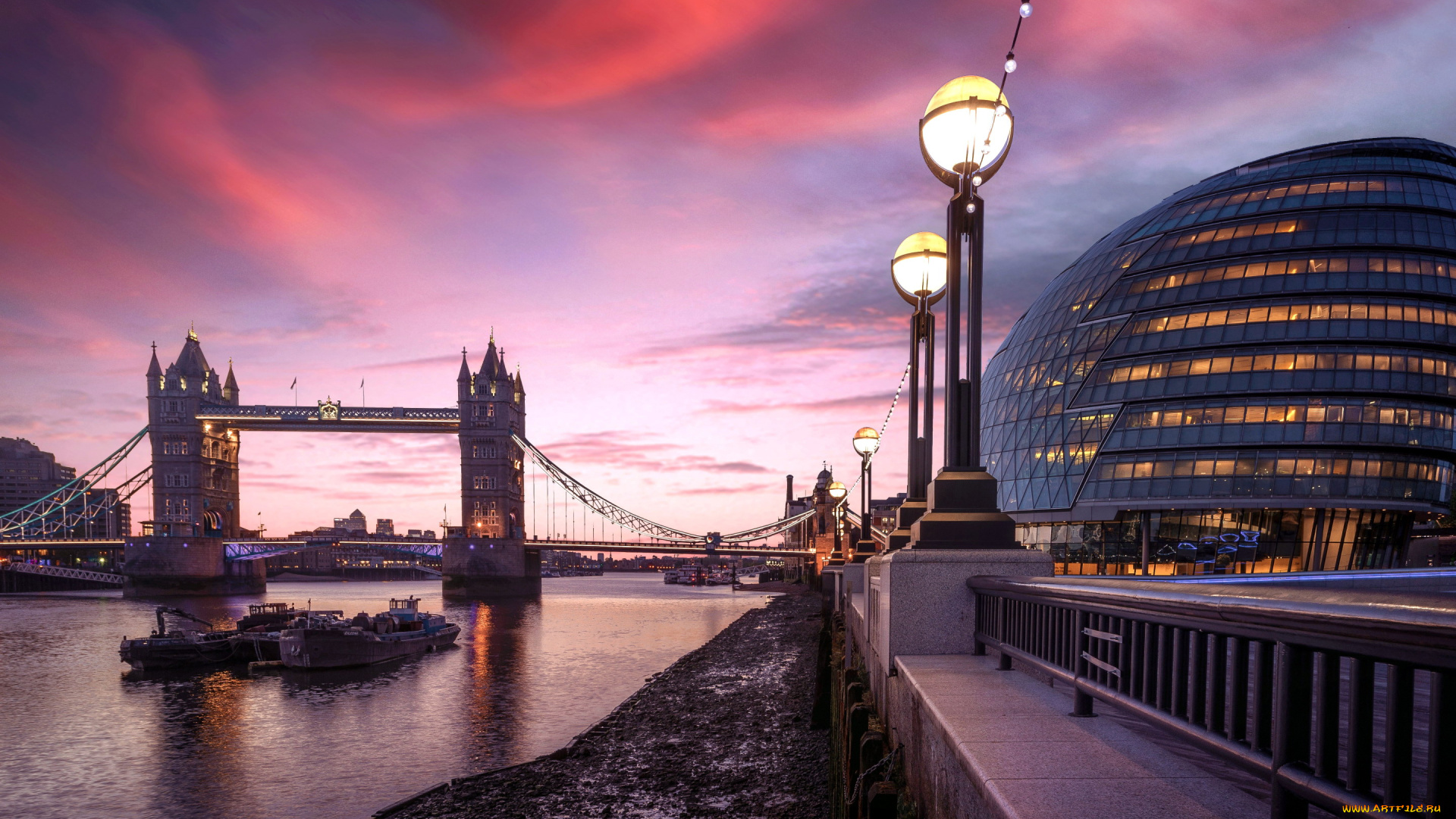 tower, bridge, города, лондон, , великобритания, tower, bridge
