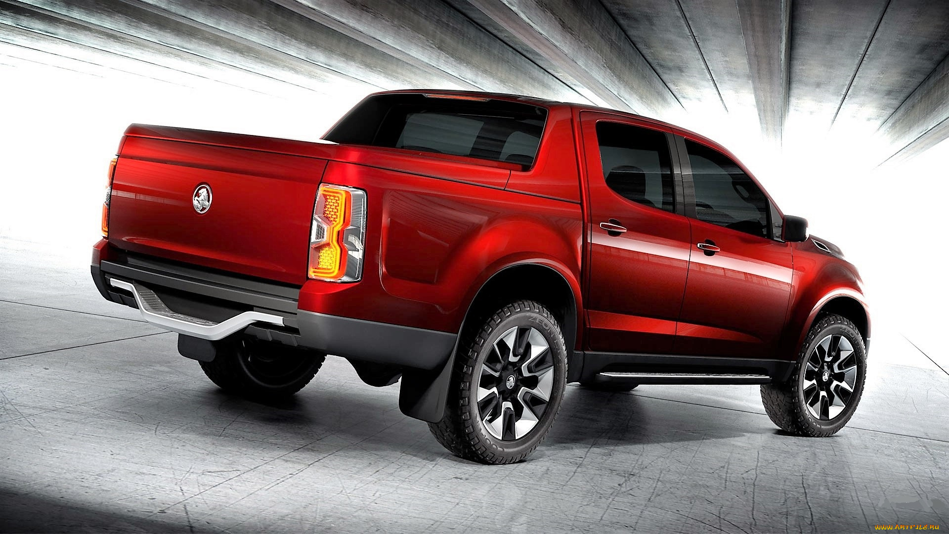 holden, colorado, автомобили, holden, красный, пикап