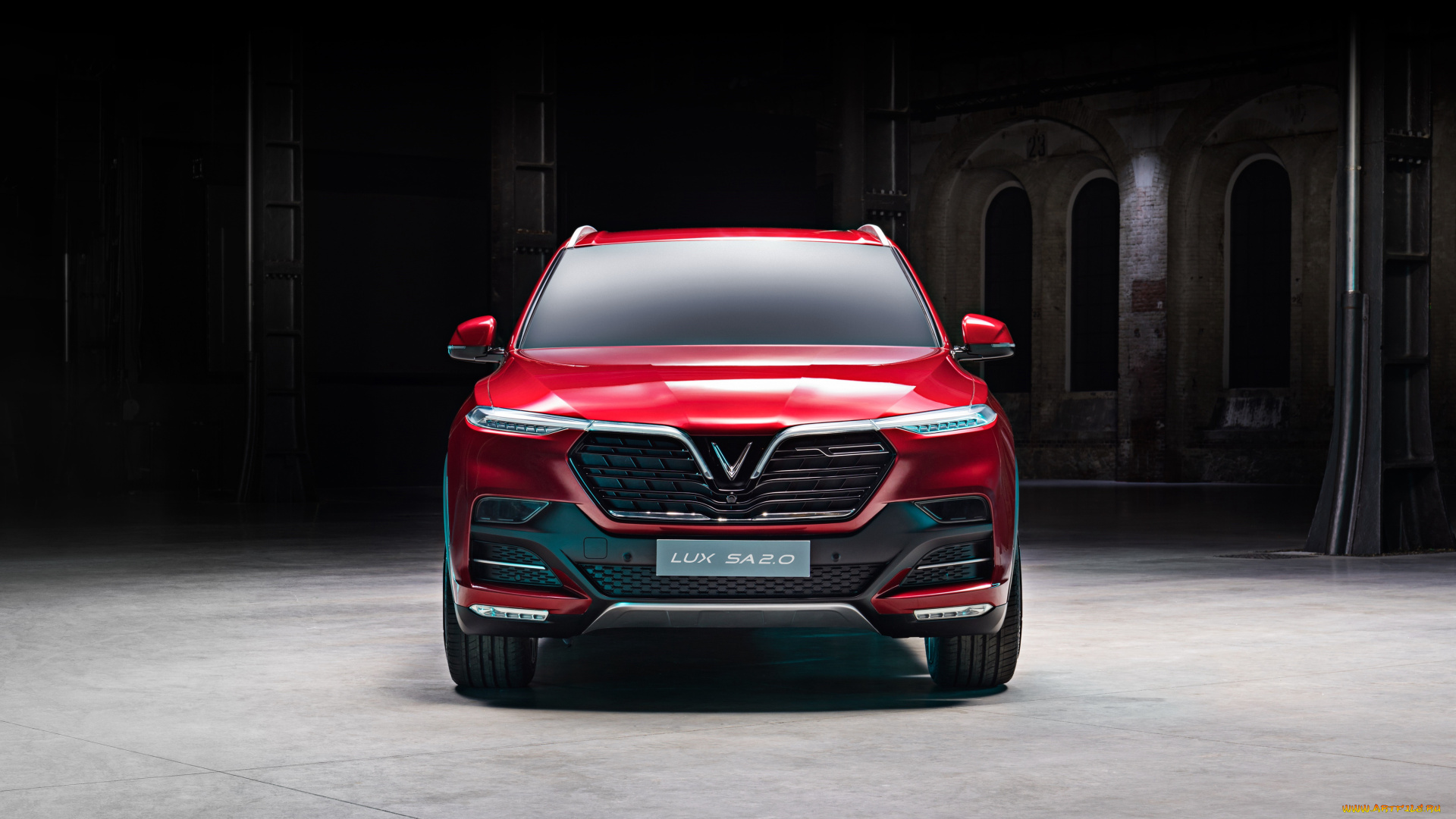 lux, sa2, автомобили, vinfast, красный, площадь