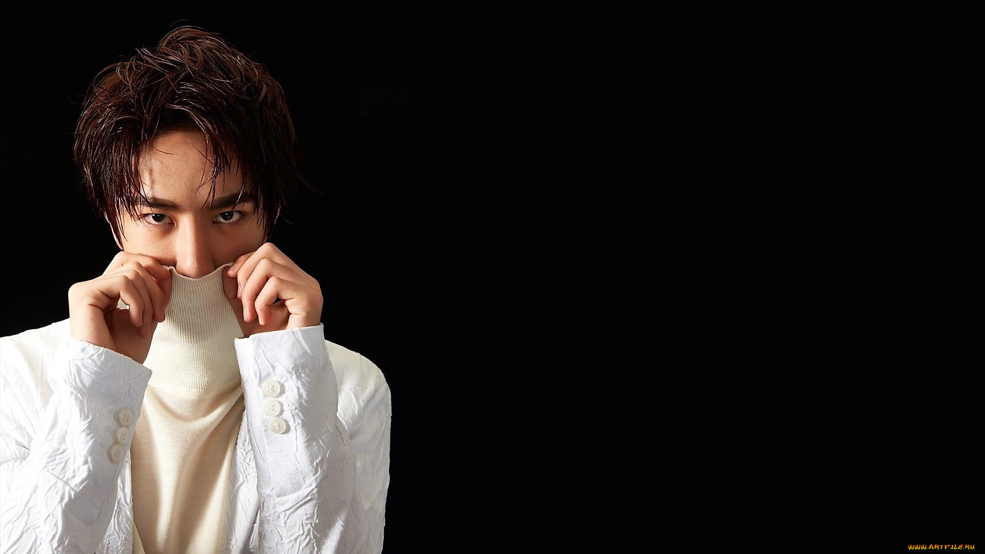 мужчины, wang, yi, bo, актер, певец, пиджак, свитер