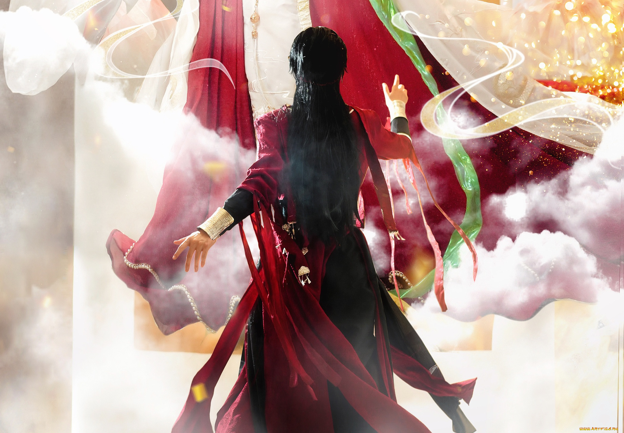 мужчины, -, креатив, , косплей, косплей, хуа, чэн, благословение, небожителей